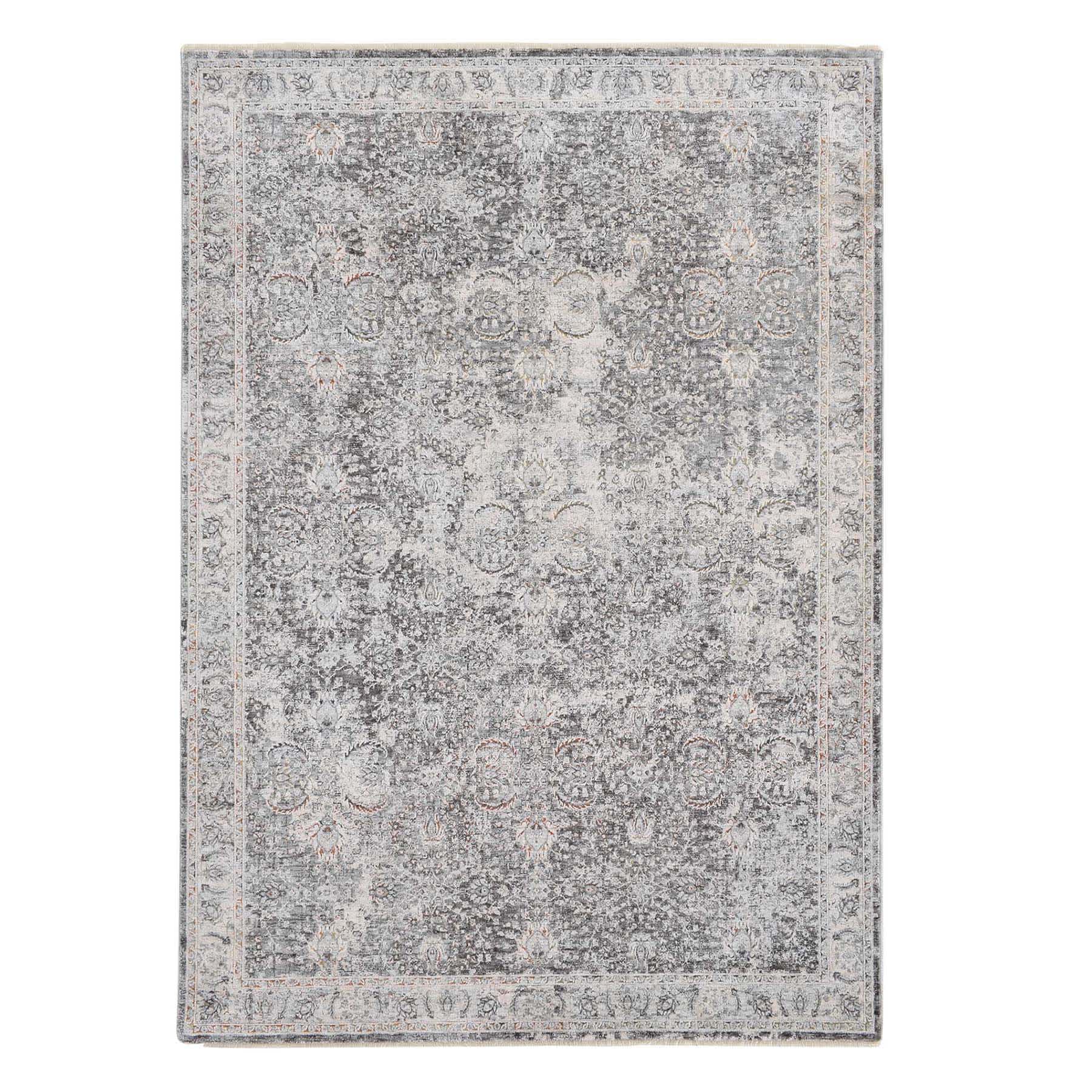 (A429) Providence Belisima Multicolor Border Design Runner, 2x7