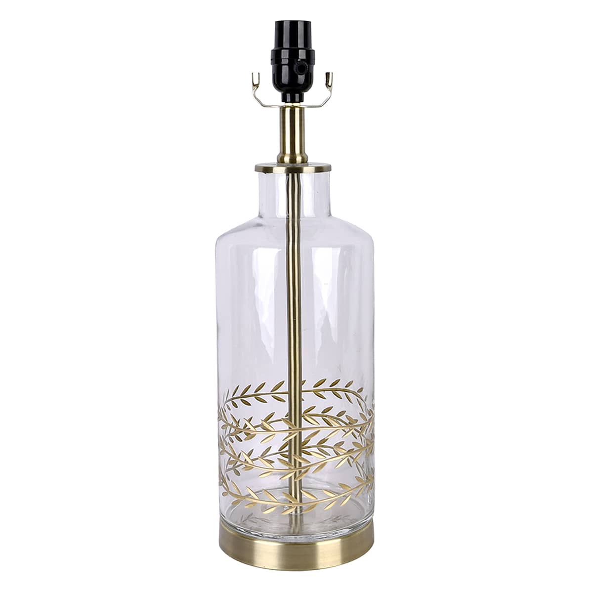 Providence Gold Glass Table Lamp Base, 19"