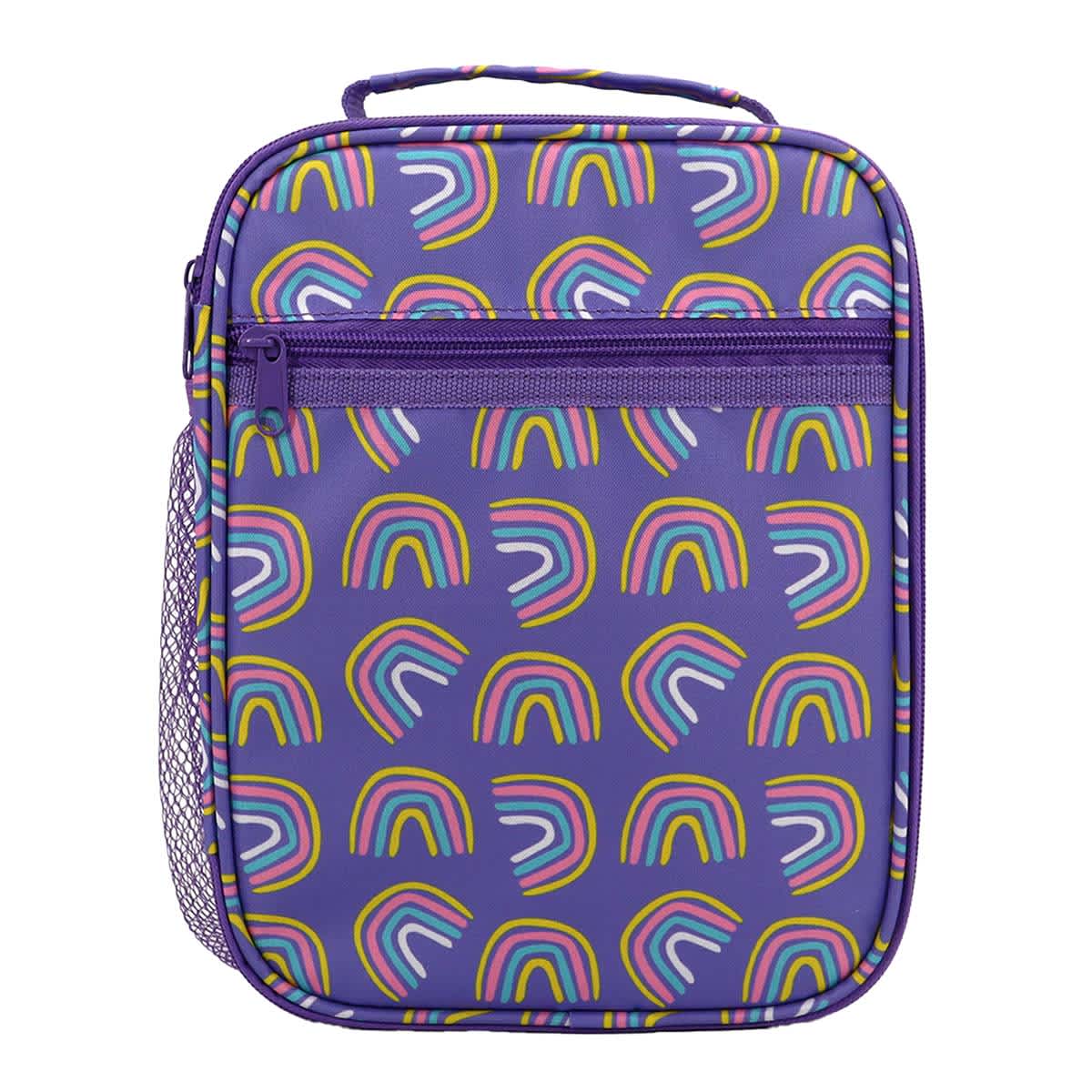 Rainbow Purple Kids Lunch Box