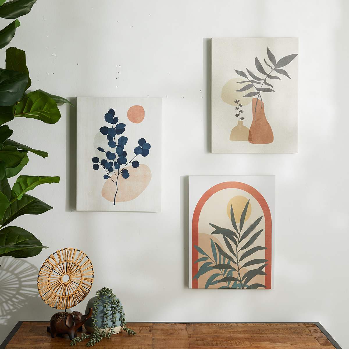 Botanical Canvas Wall Art, 12x16