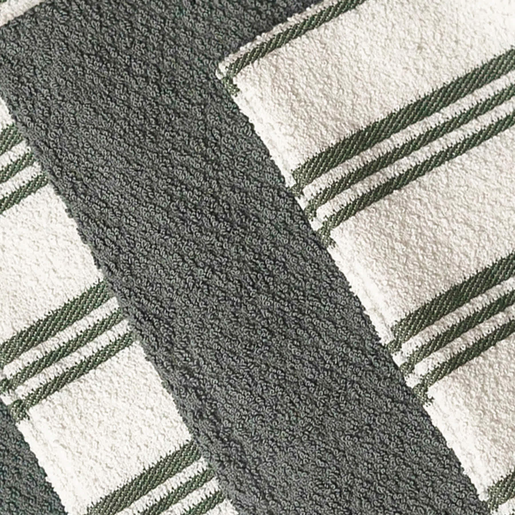 Set of 4 Grey Rockridge Terry Cotton Kitchen Towels