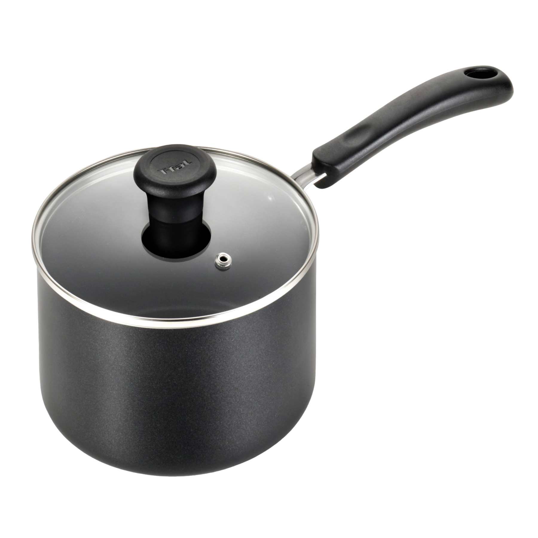 T-Fal Essentials Black Sauce Pan, 3qt