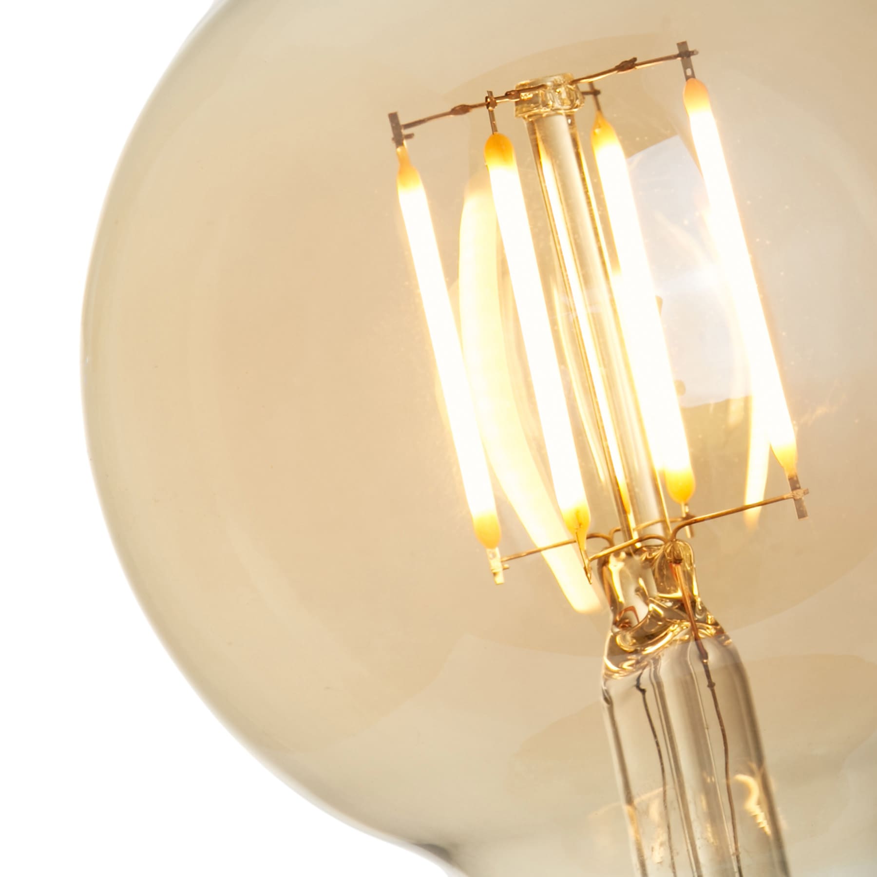 1-Pack Amber Edison Round Bulb