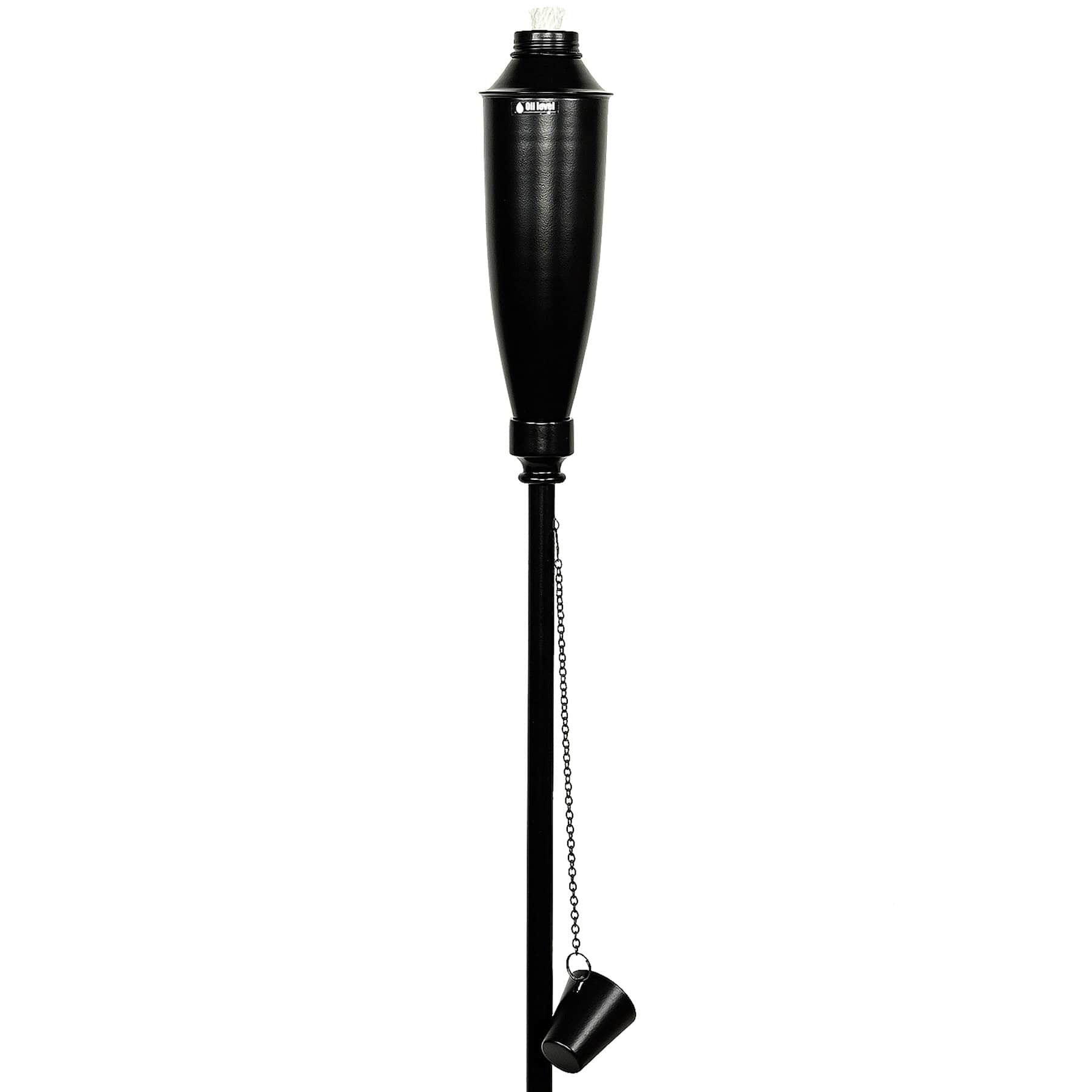4-Pack Black Genie Ground Torch, 60"