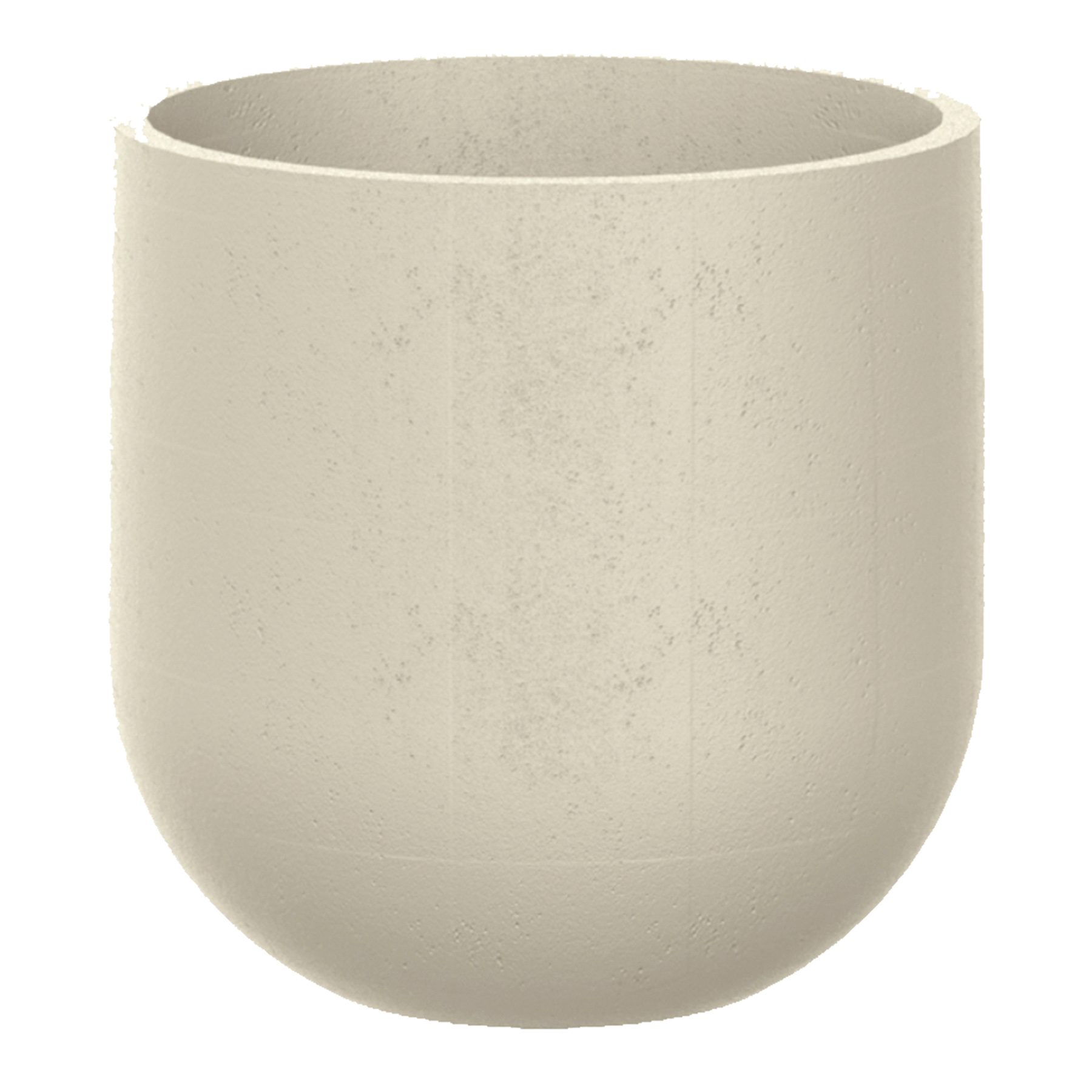 Japi Rustic Sandstone Cask Outdoor Planter, Small