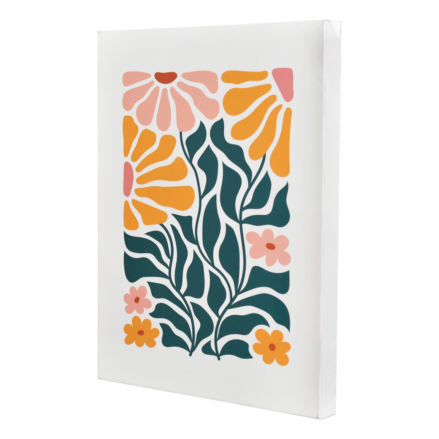 Cheery Flowers Canvas Wall Art, 12x16