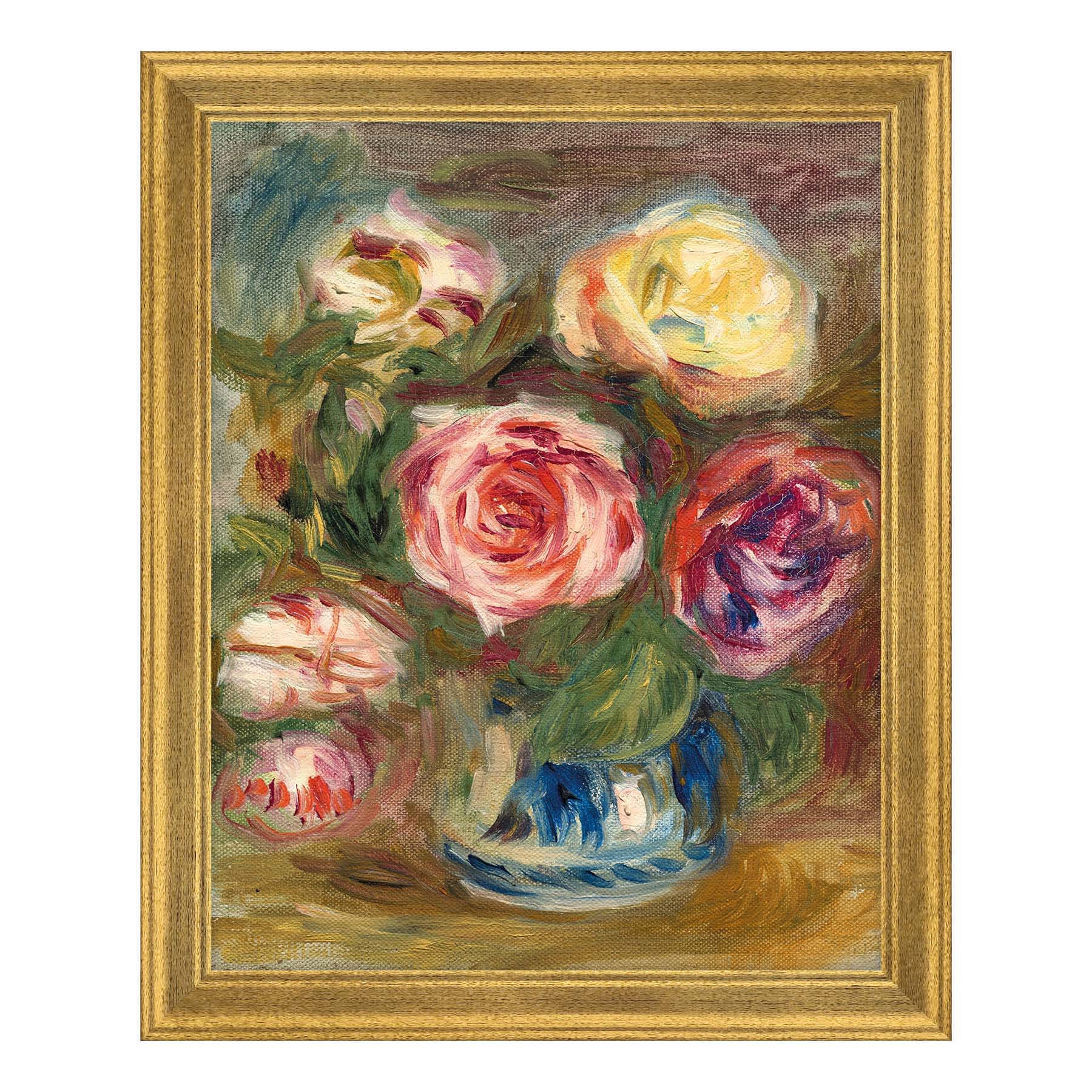 Framed Roses Wall Art, 8x10
