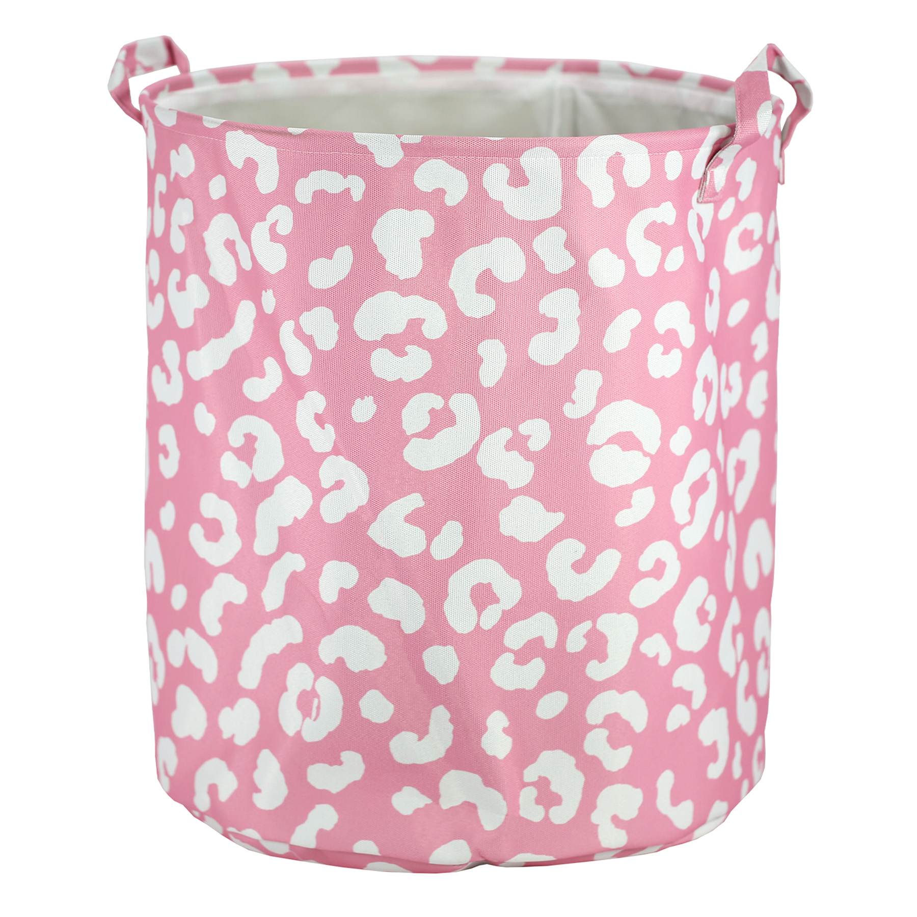Pink Leopard Laundry Hamper