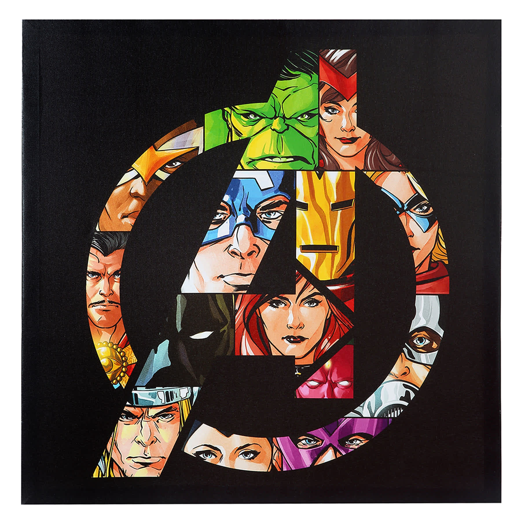 Avengers Logo Canvas Wall Art, 20"
