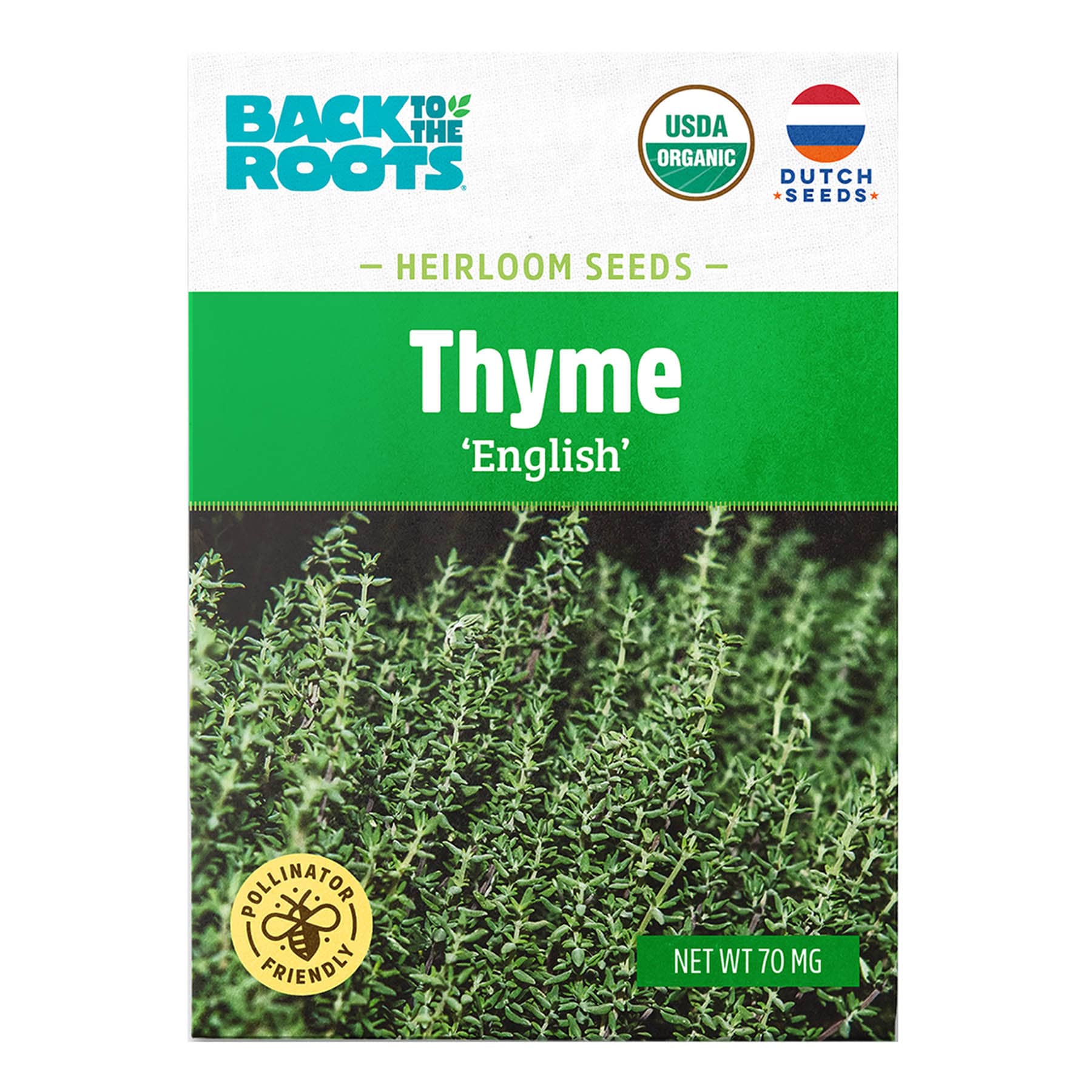 Back to Roots Heirloom Seeds, Thyme English