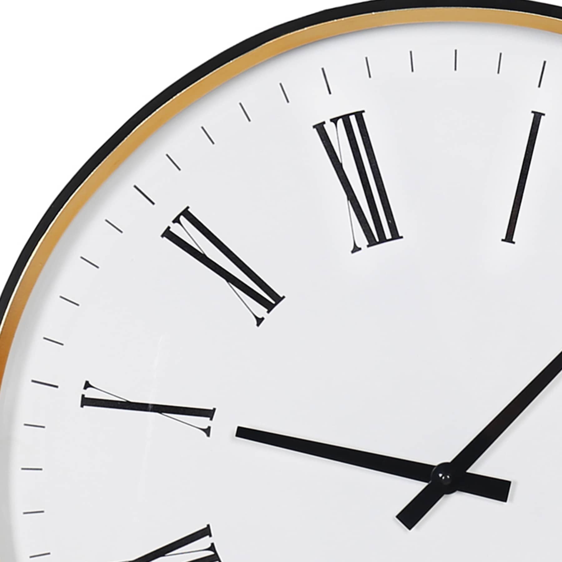 Providence Metal Round Wall Clock, 24"
