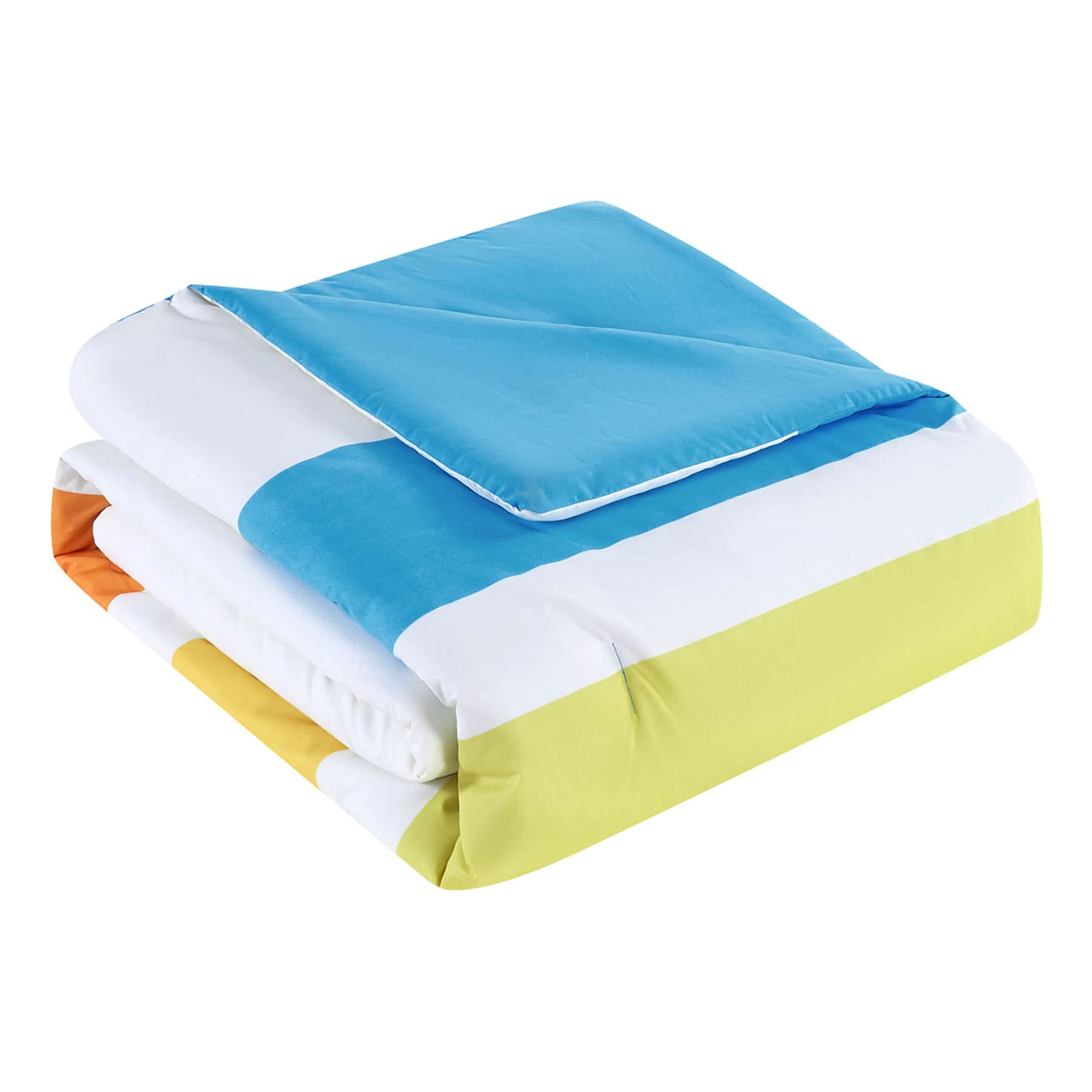 Tiny Dreamers 3-Piece Multicolor Stripe Comforter Set, Full/Queen