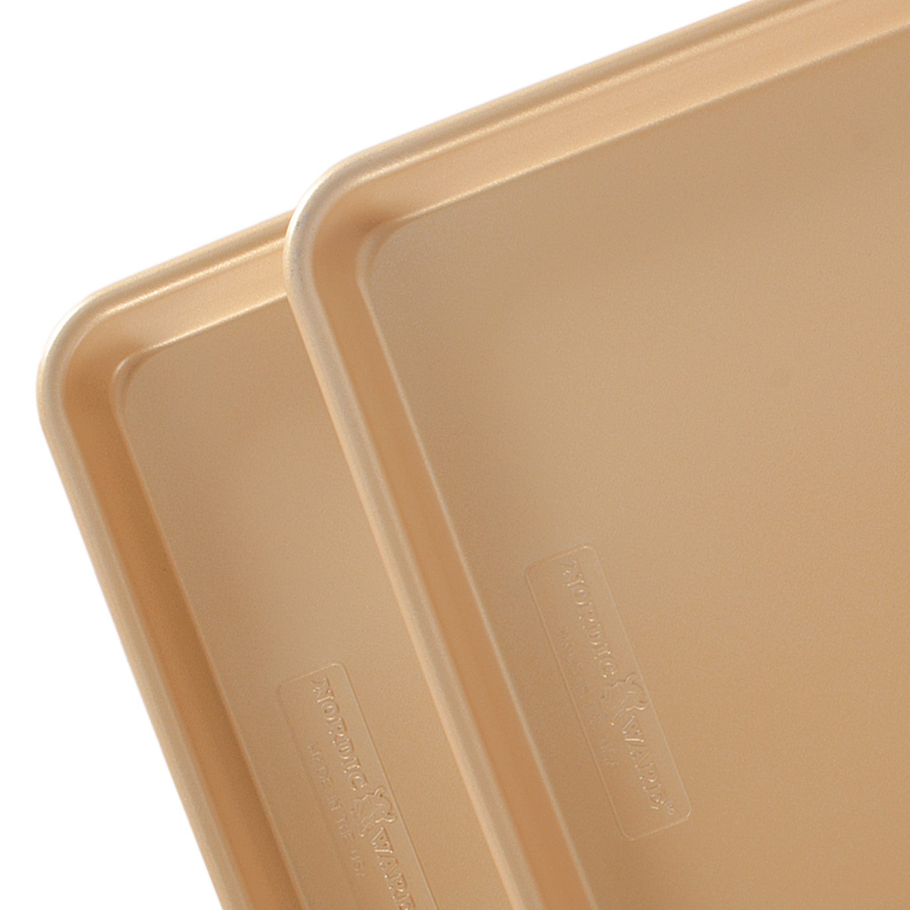 Nordic Ware 2-Pack Gold Nonstick Half Sheet Pans