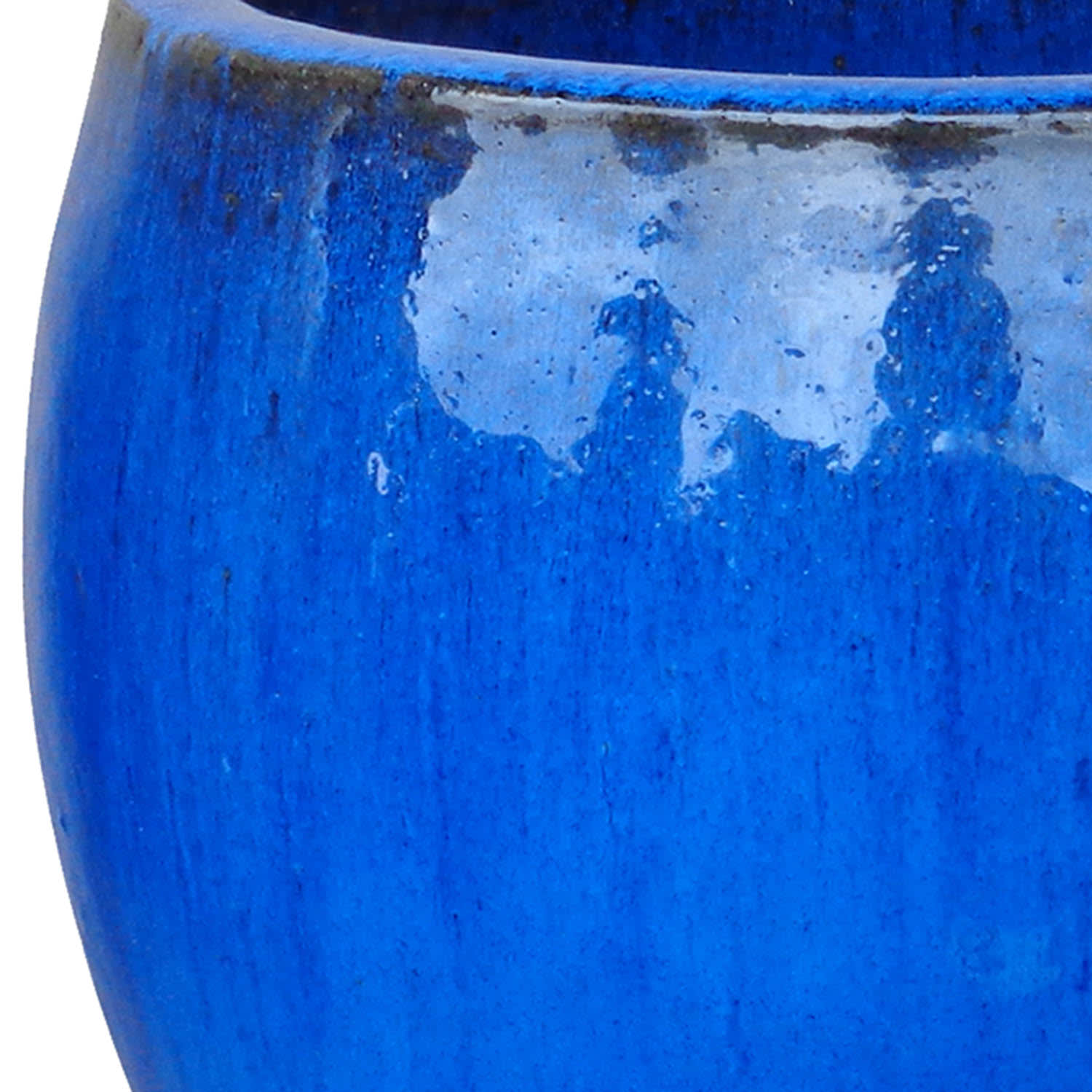 Arcadia Blue Urn Ceramic Outdoor Planter, Small