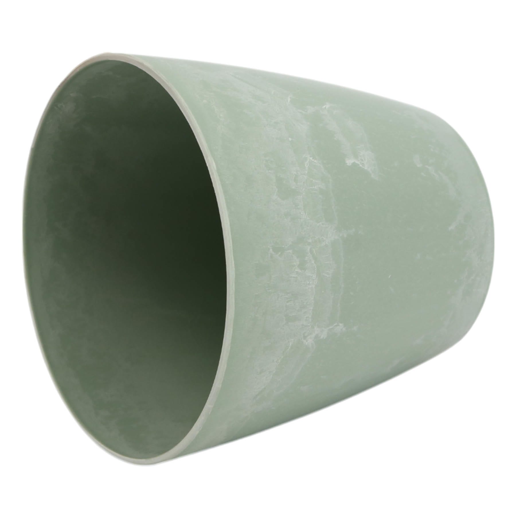 Providence Green Shape Slate Outdoor Planter, 4.3"