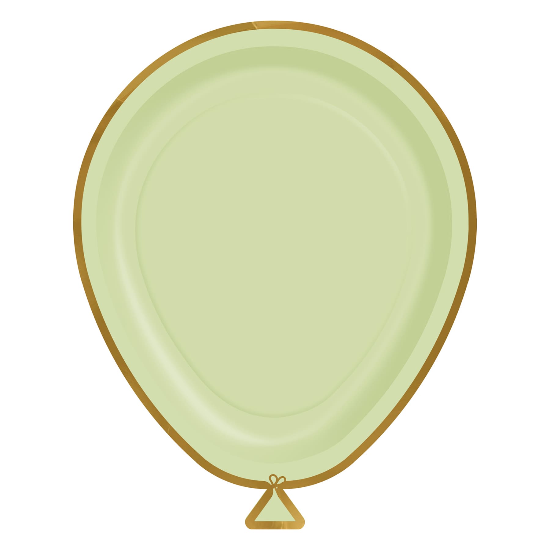 8-Pack Die Cut Birthday Balloon Plates