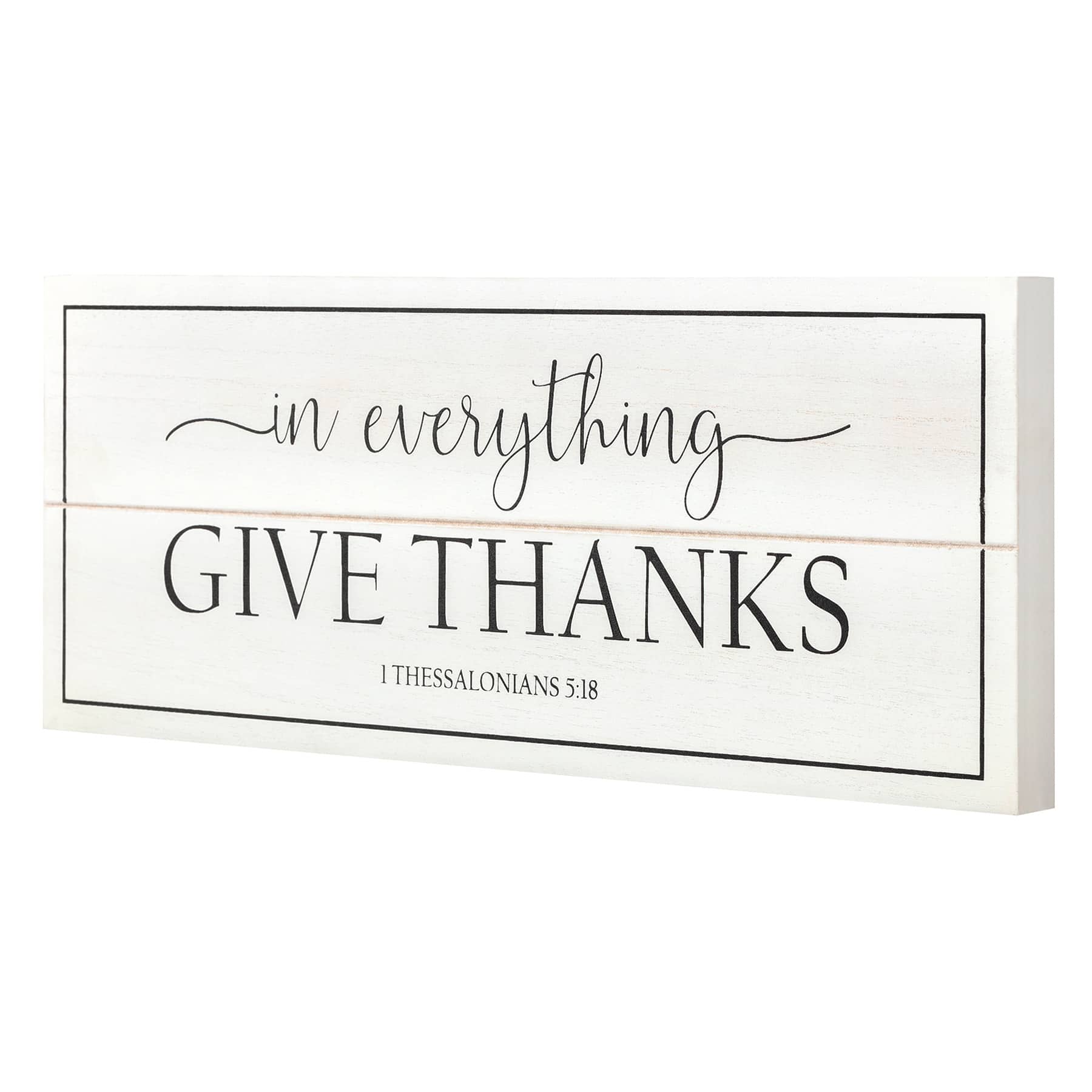 In Everything Give Thanks Wall Sign, 20x8