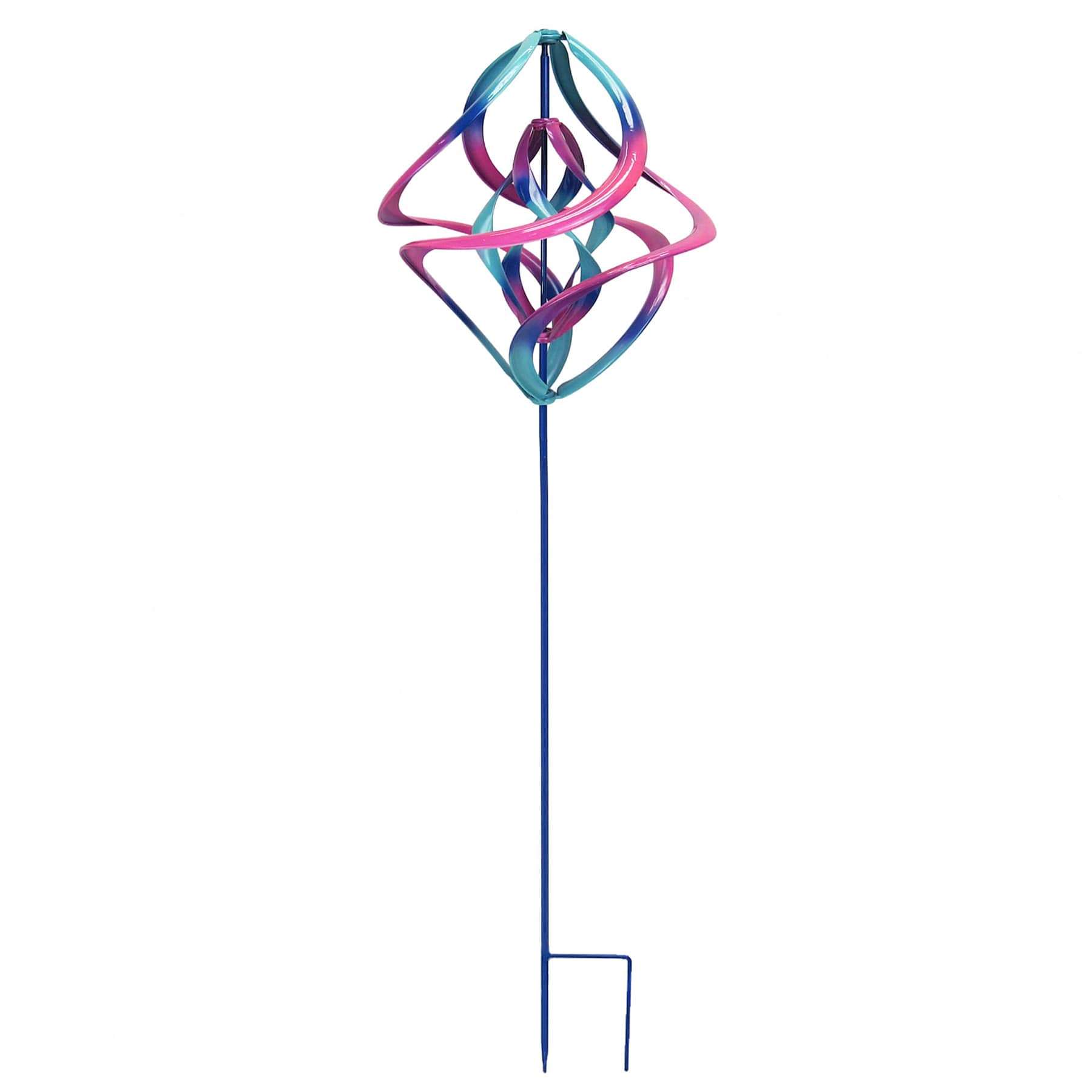 Purple Wind Spinner Yard Stake, 42"
