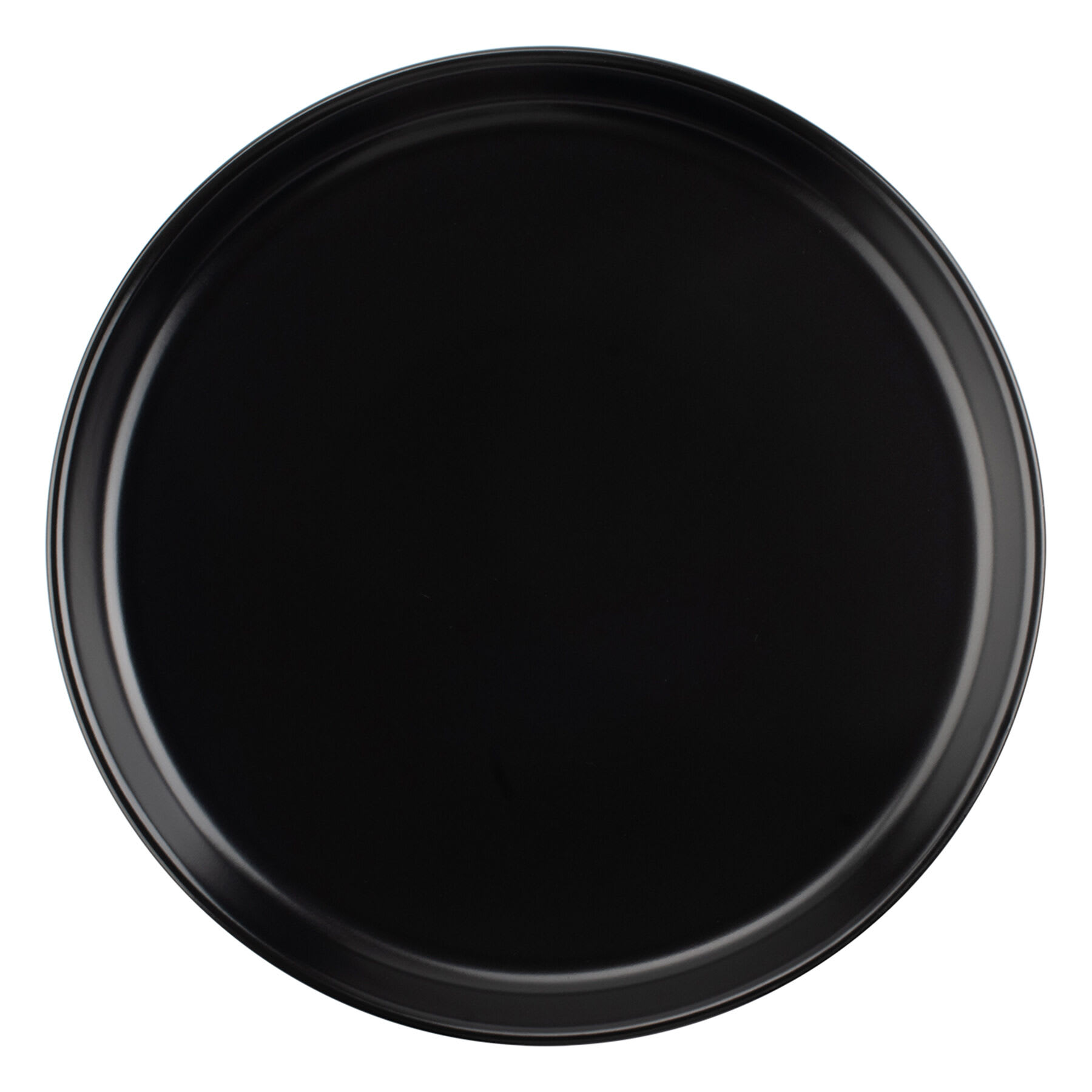 Crosby St. Matte Black Stoneware Dinner Plate