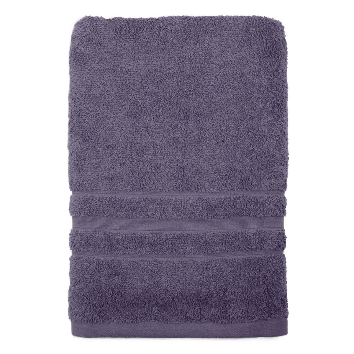 Essential Solid Purple Bath Towel, 30x54