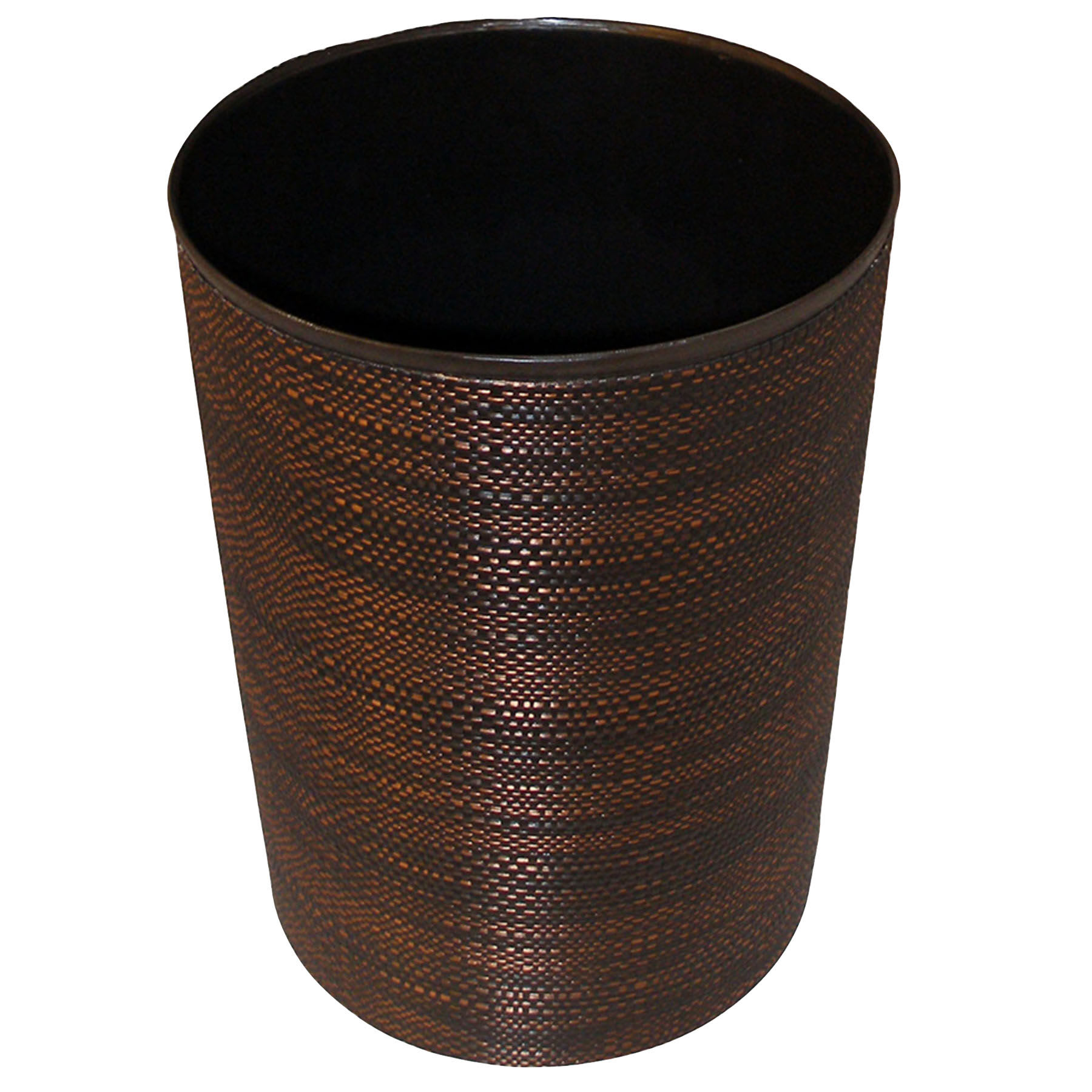 Brown Deco Wrap Waste Bin, 12"