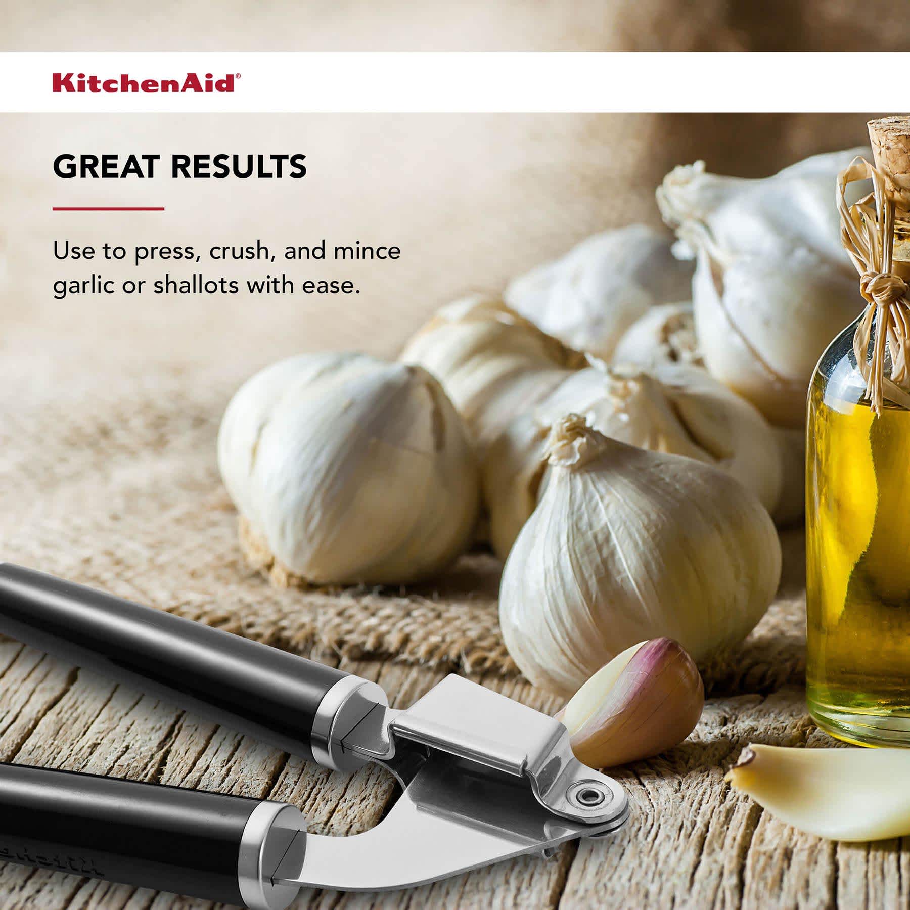 KitchenAid Classic Garlic Press, Black