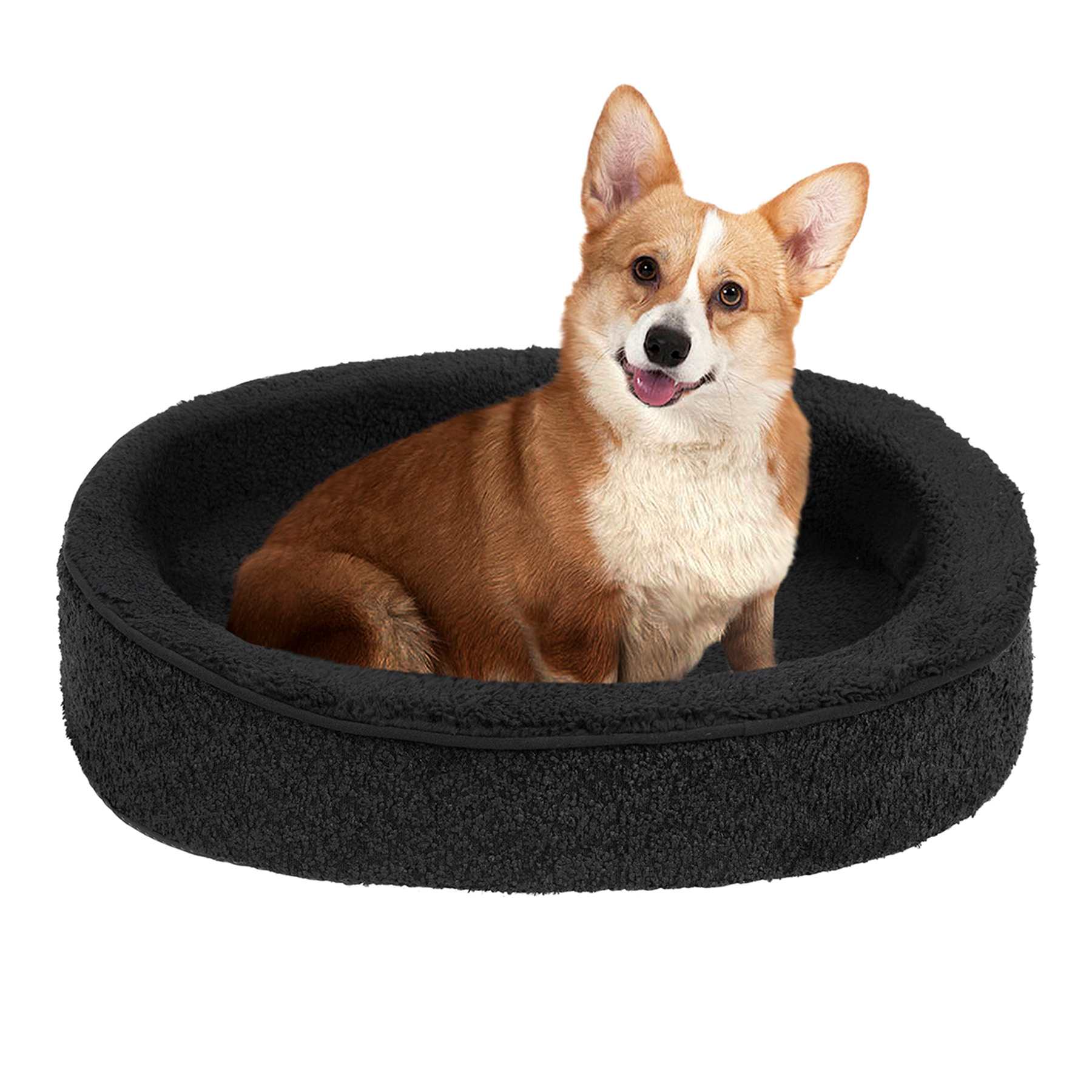 Black Oval Pet Cuddler, Medium