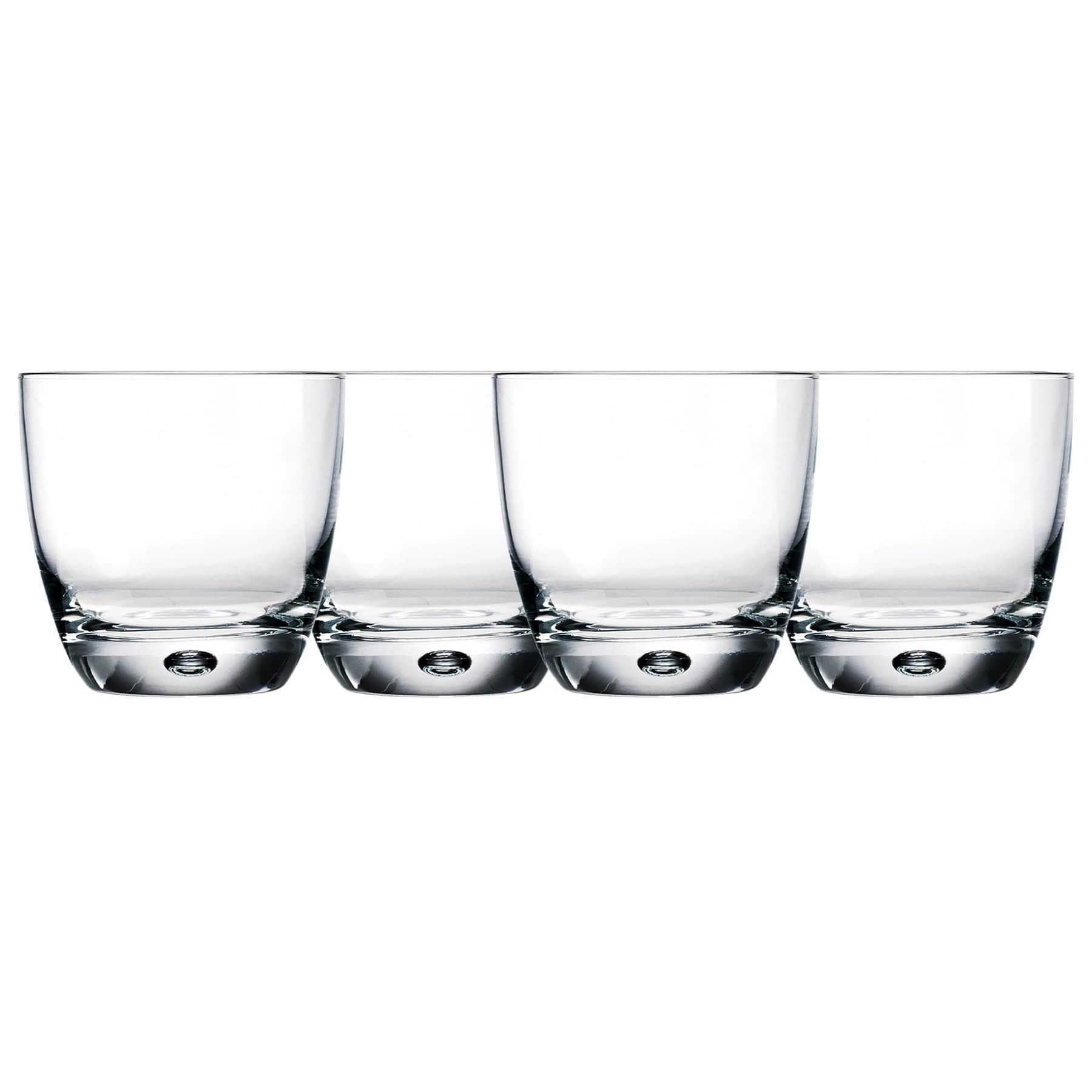 Set of 4 Tribeca Bubble Double Old Fashioned Glasses, 10oz