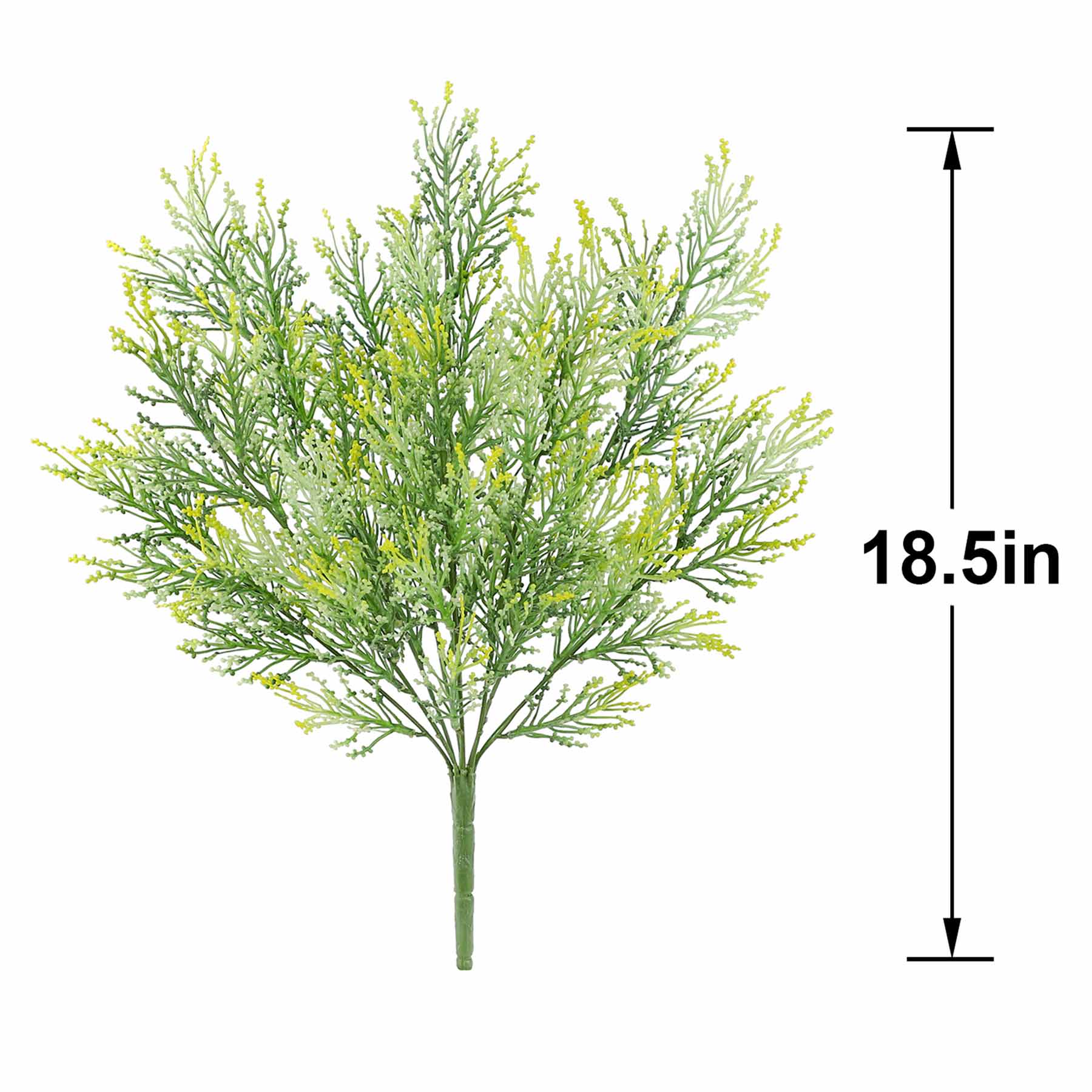 Green Heather Floral Spray, 18.5"