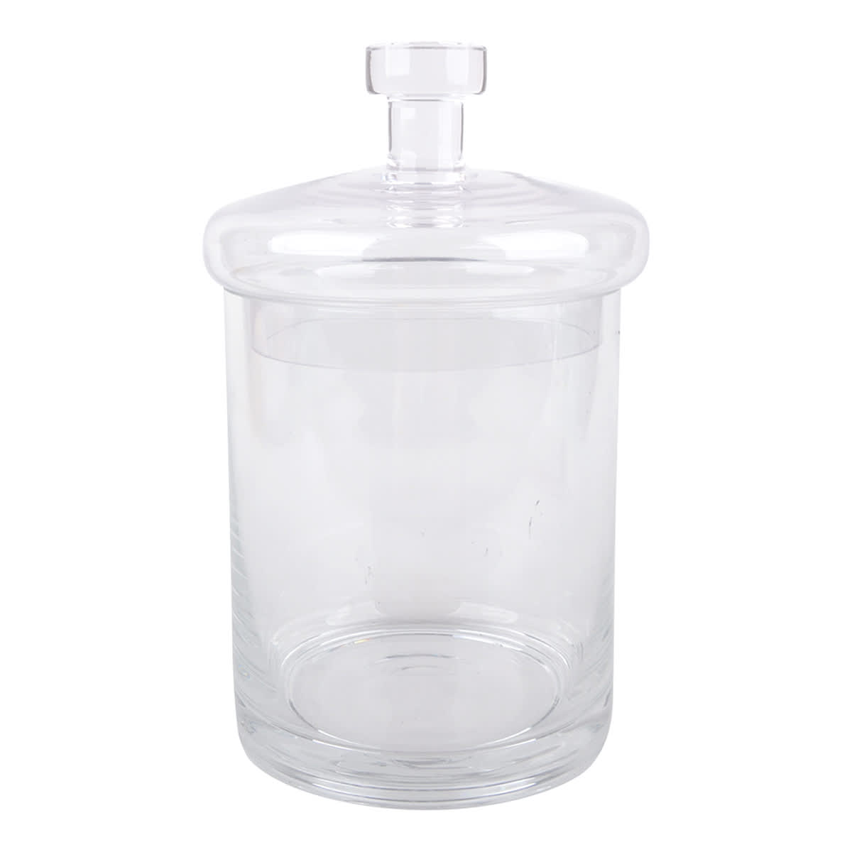 Clear Glass Cylinder Jar, 7"