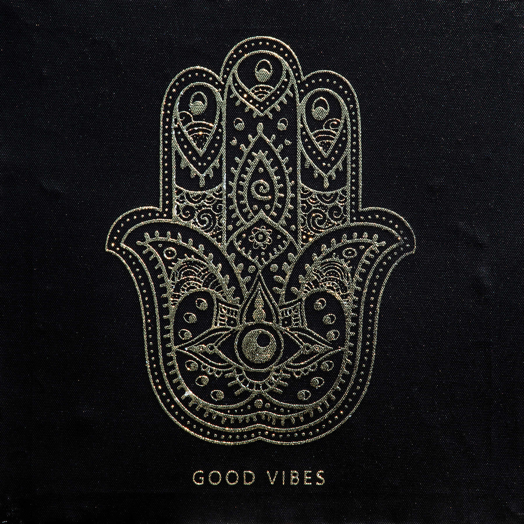 Hamsa Hand Canvas Wall Art, 12"