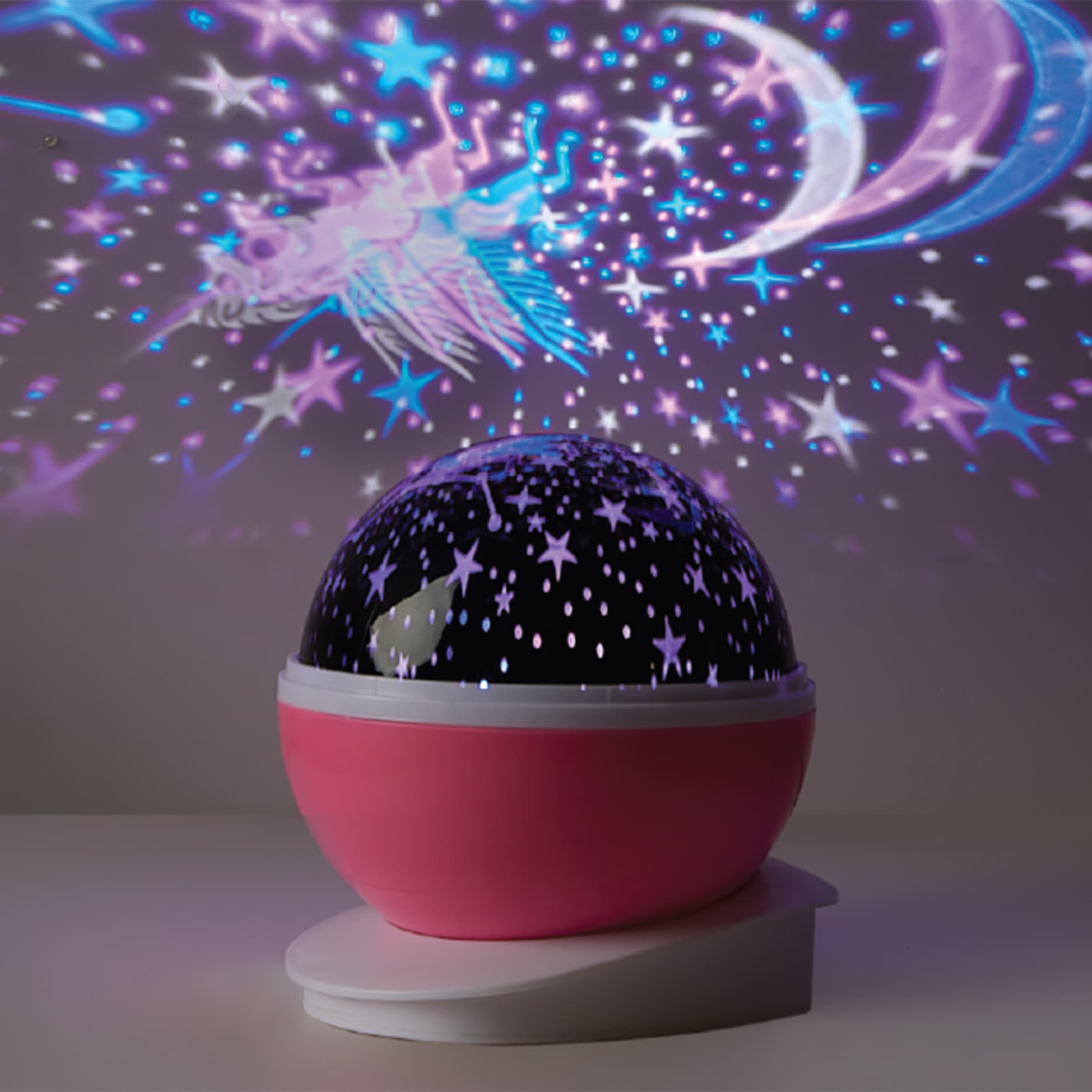 LED Unicorn Projector Light, 6"