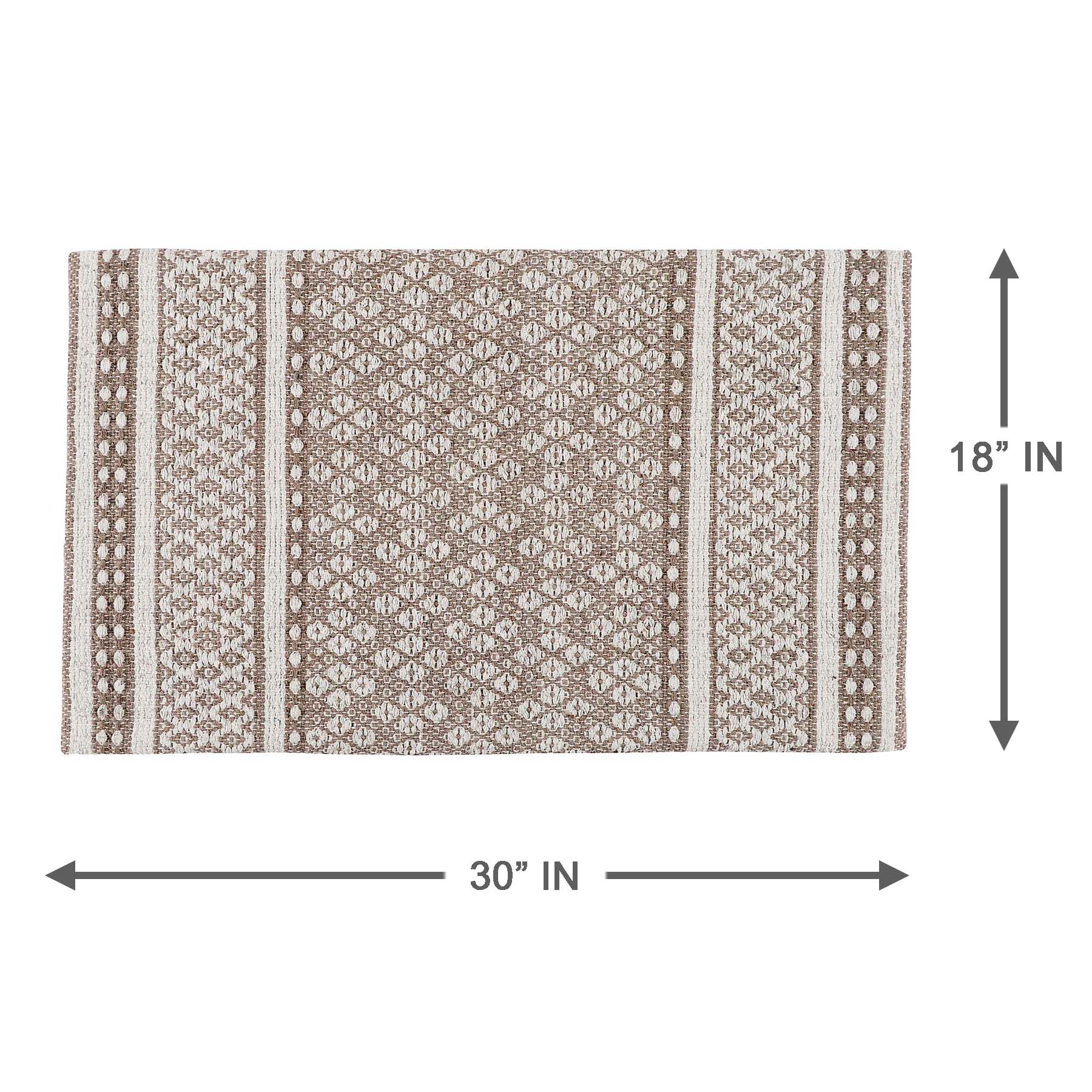 Beige Heritage Fiesta Spain Rug, 18x30