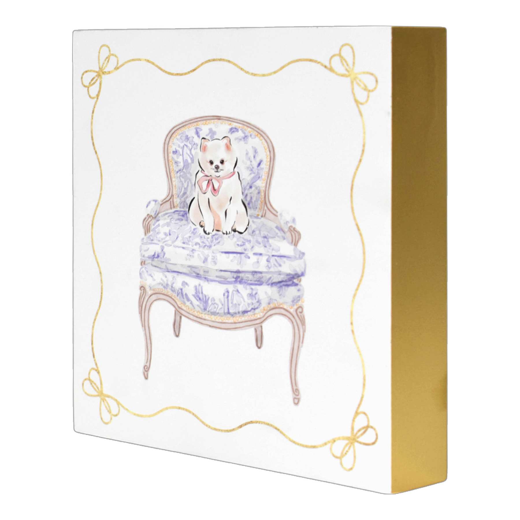 Cute Pomeranian Table Art, 8"
