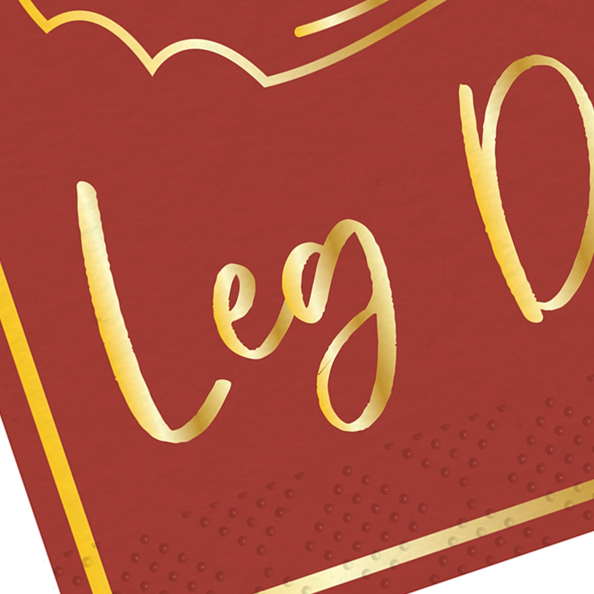 20-Count Leg Day Cocktail Napkins, 5"