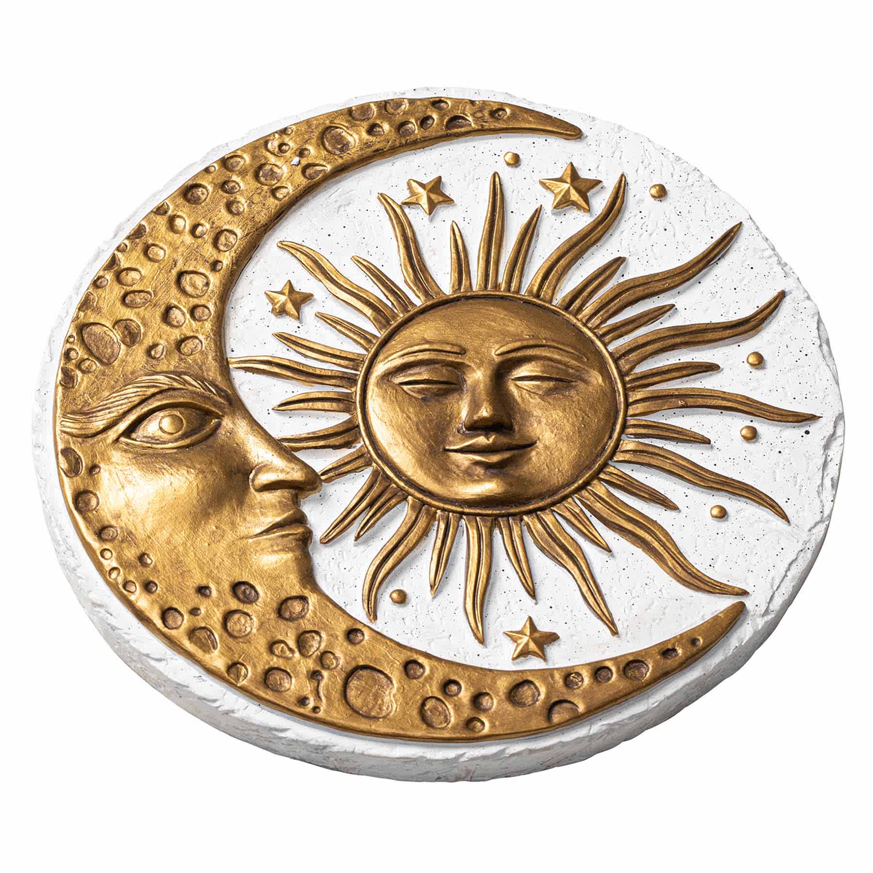 Sun Face Outdoor Stepping Stone, 10"