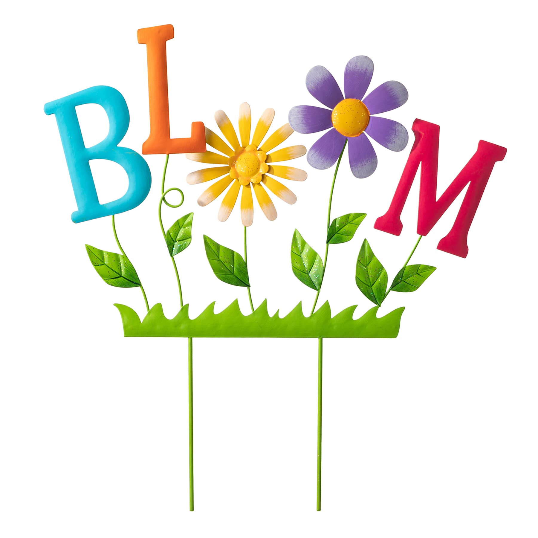 Bloom Metal Yard Stake, 22"