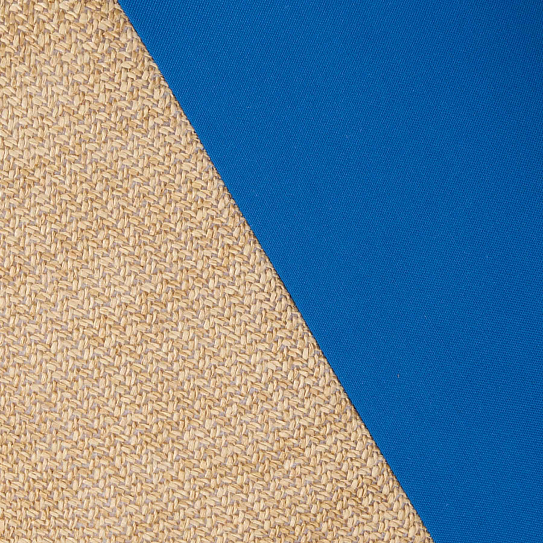 Cobalt Color Block Square Outdoor Throw Pillow, 18"