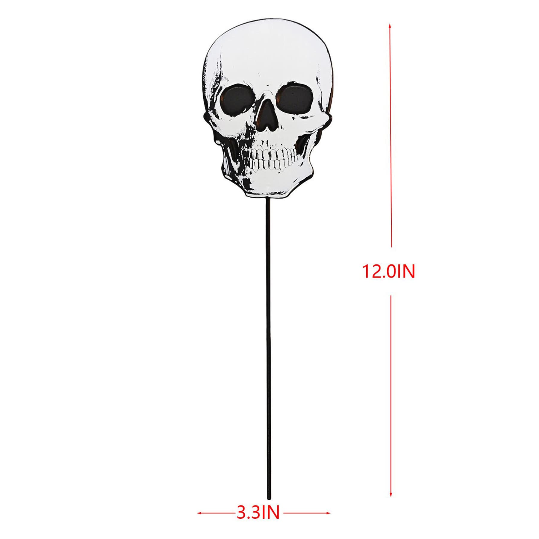 Midnight Shadows Skull Pick, 10"