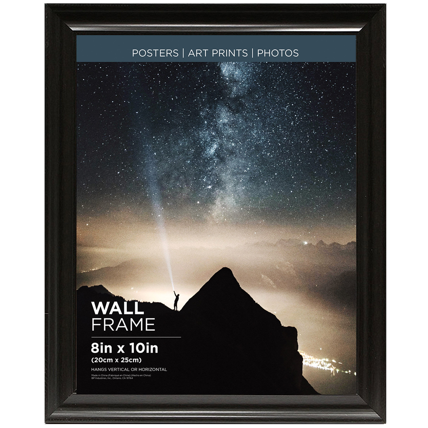 Sophia Black Poster Wall Frame, 8x10