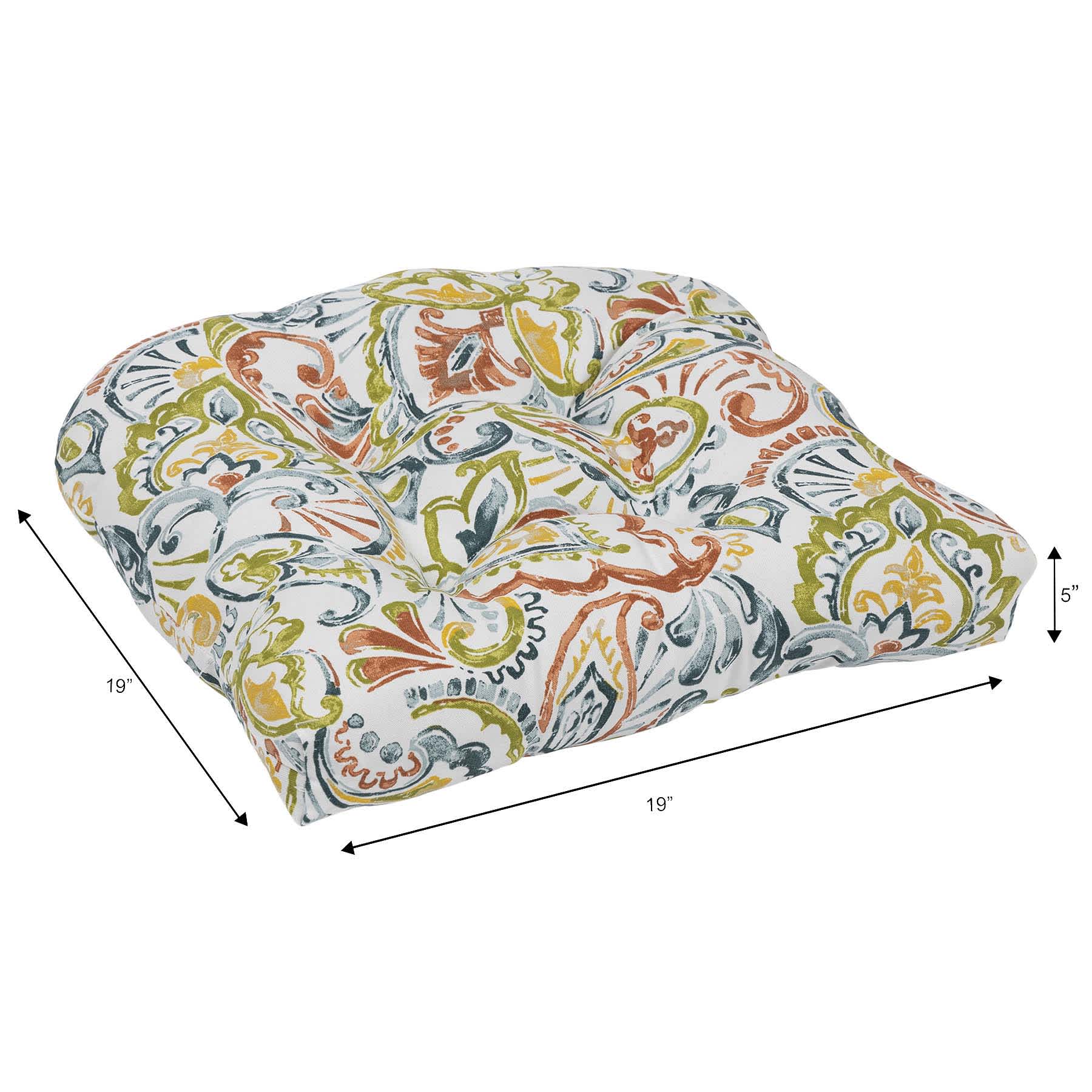 Malitta Billard Outdoor Wicker Seat Cushion