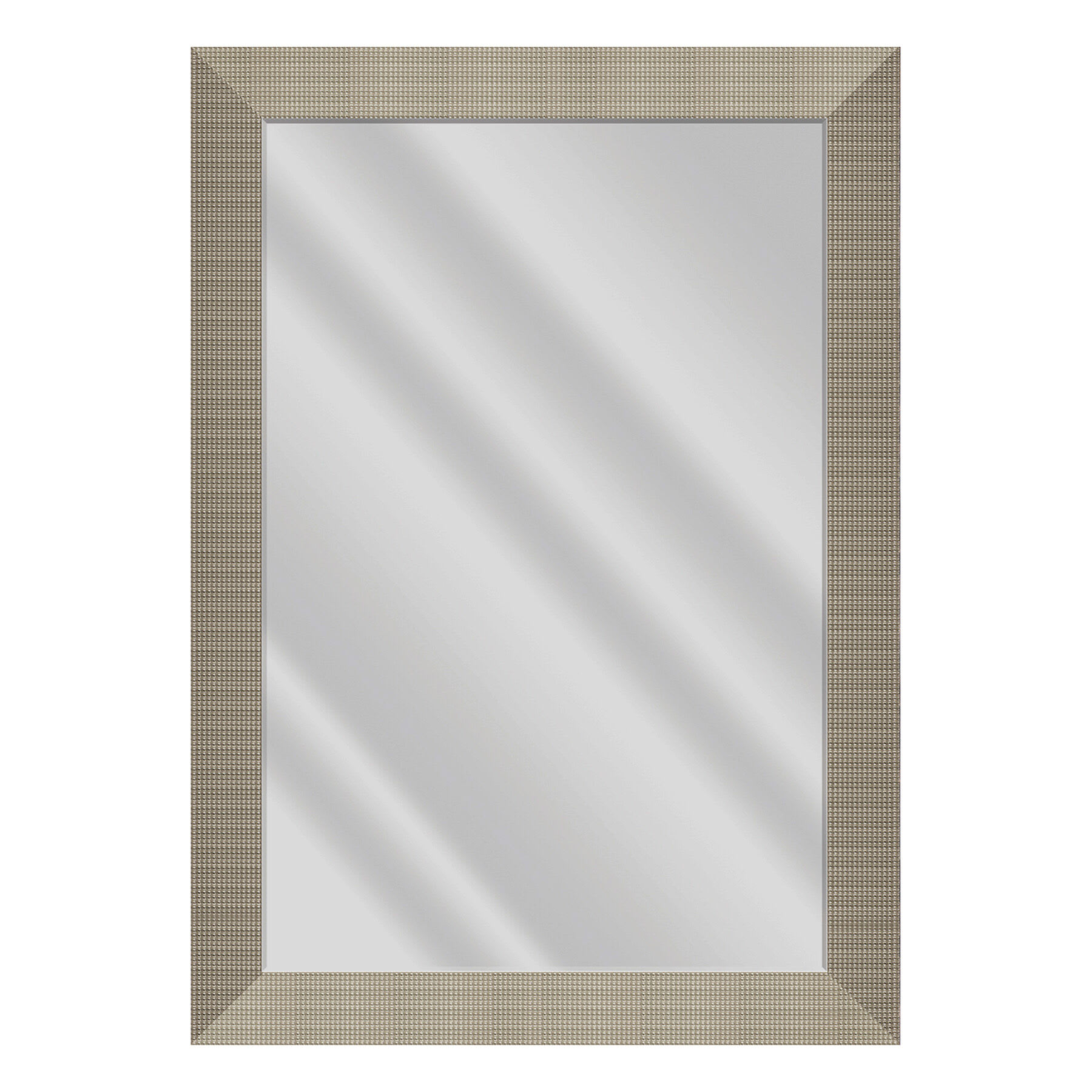 Nessa Champagne Rectangle Wall Mirror, 31x43