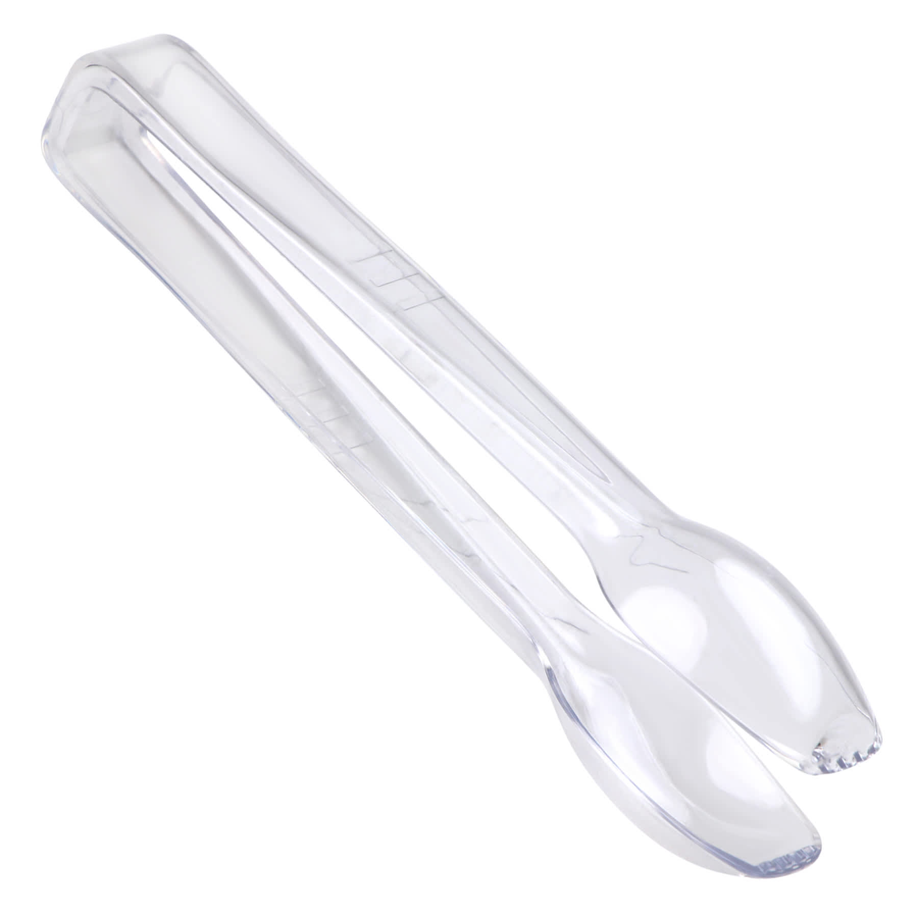 Set of 2 Clear Ice Tongs, 6"