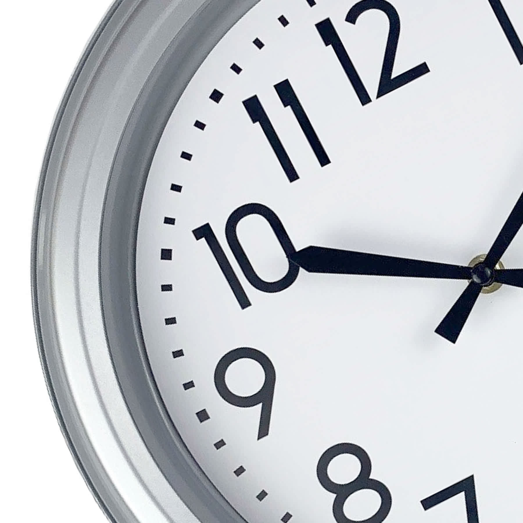 Ty Pennington Grey Modern Wall Clock, 14"