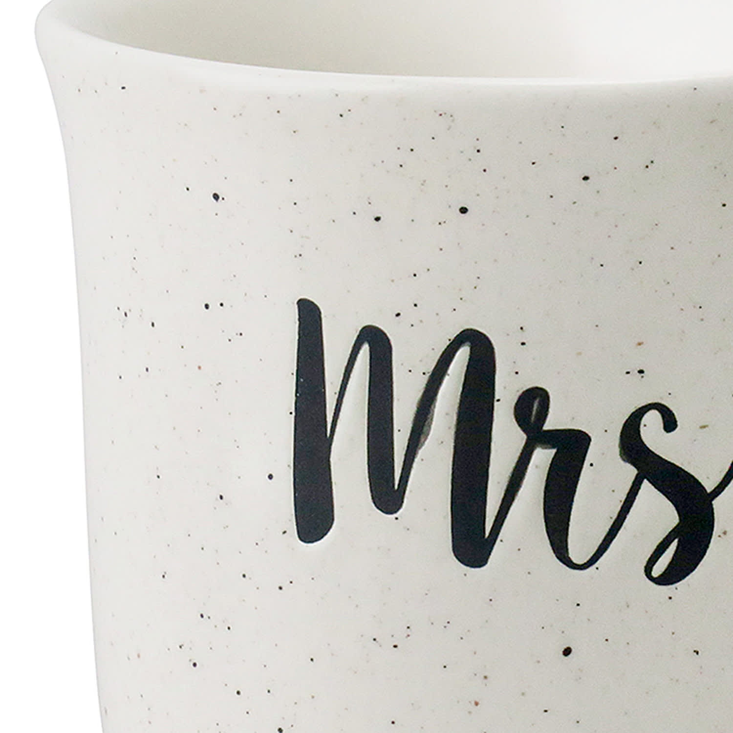 Honeybloom Farmhouse Speckled Stoneware Mrs. Mug