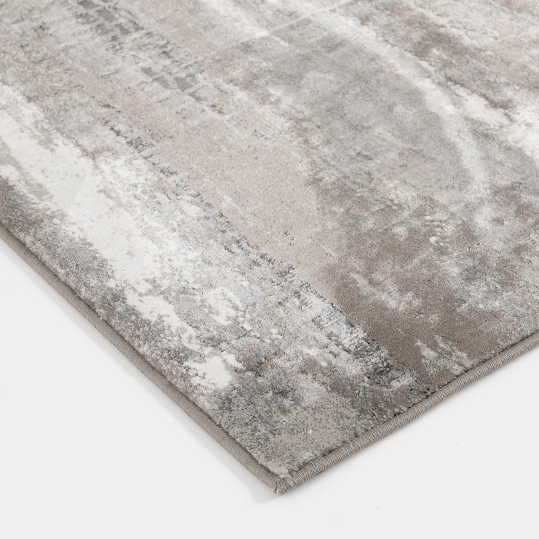 (A479) Camden Canbera Neutral Abstract Runner, 2x6