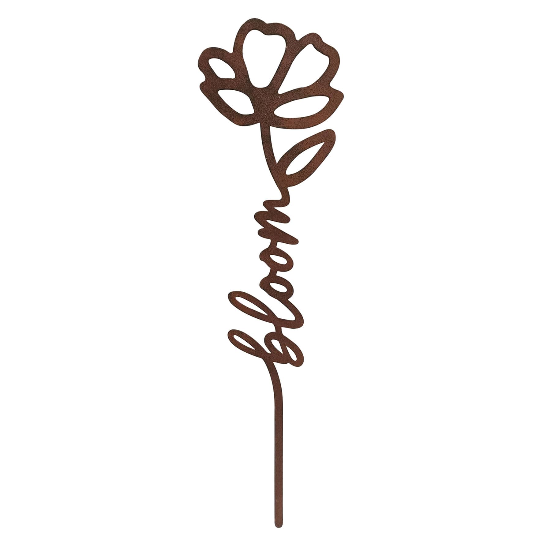 Honeybloom Metal Bloom Yard Stake, 14"