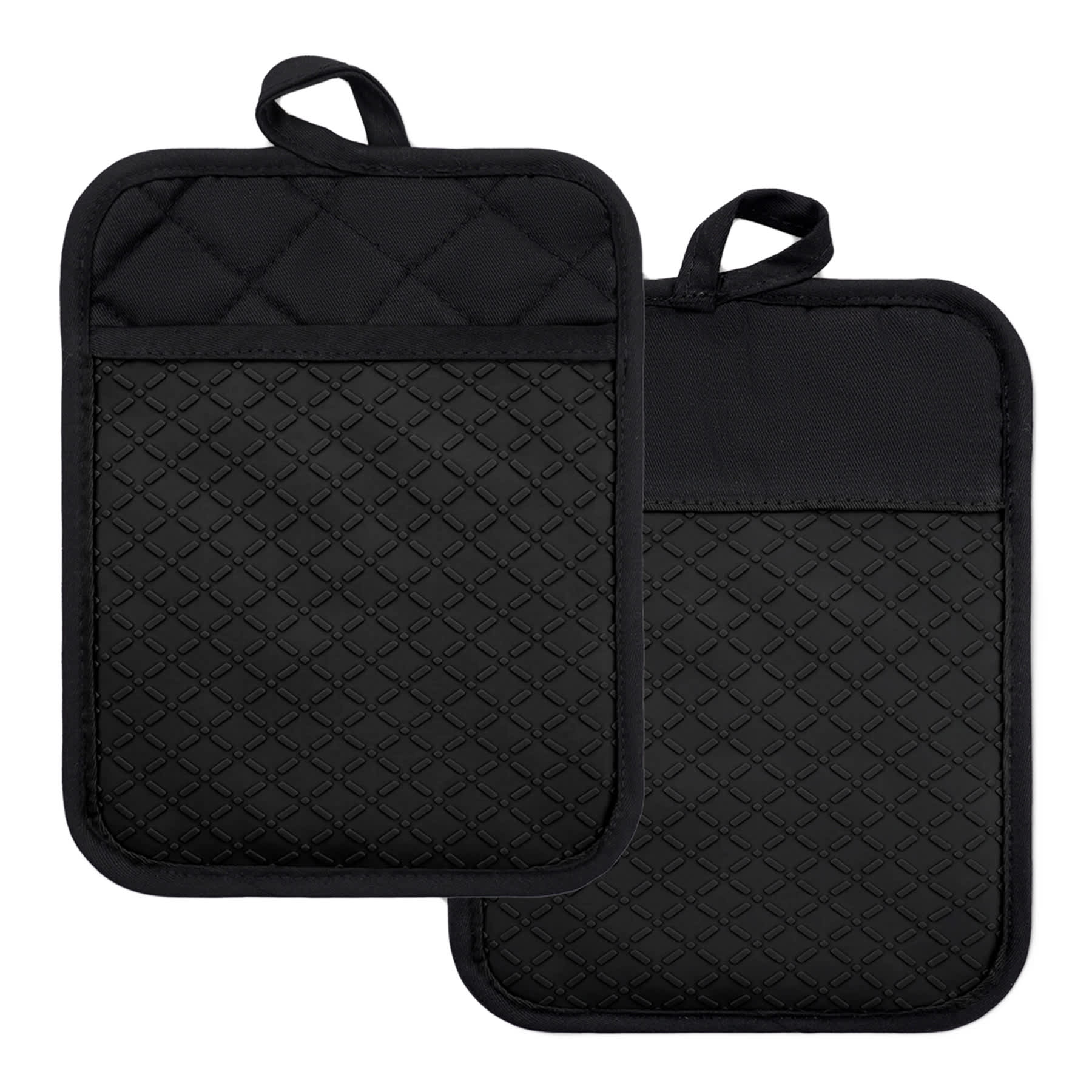 Black Silicone Pot Holder