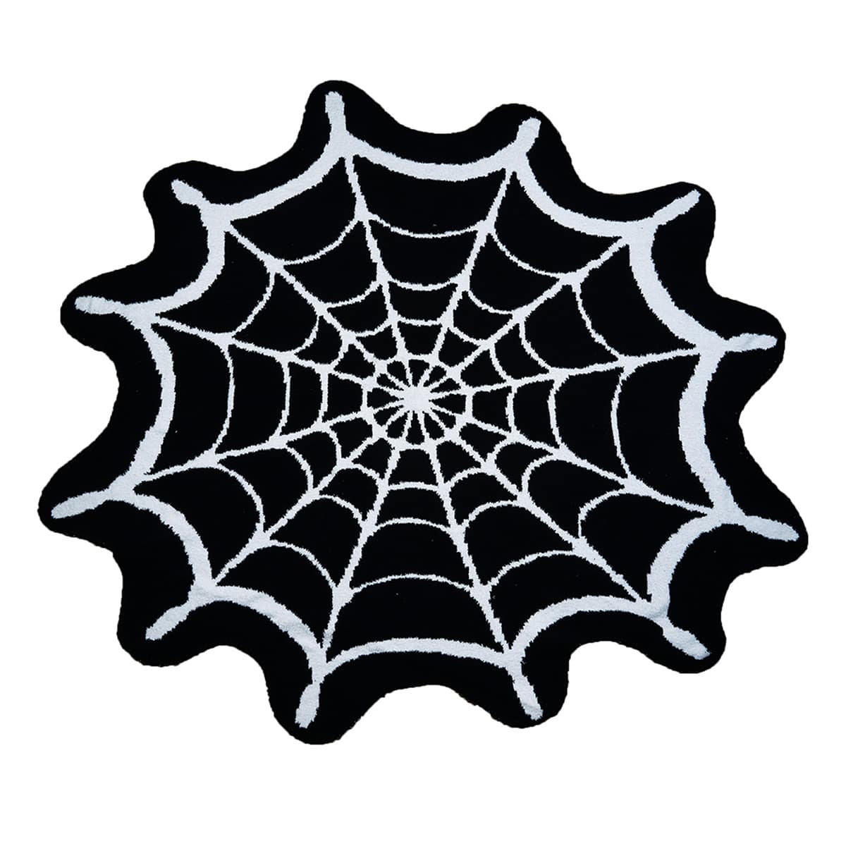 Spiderweb Shaped Throw Blanket, 55"