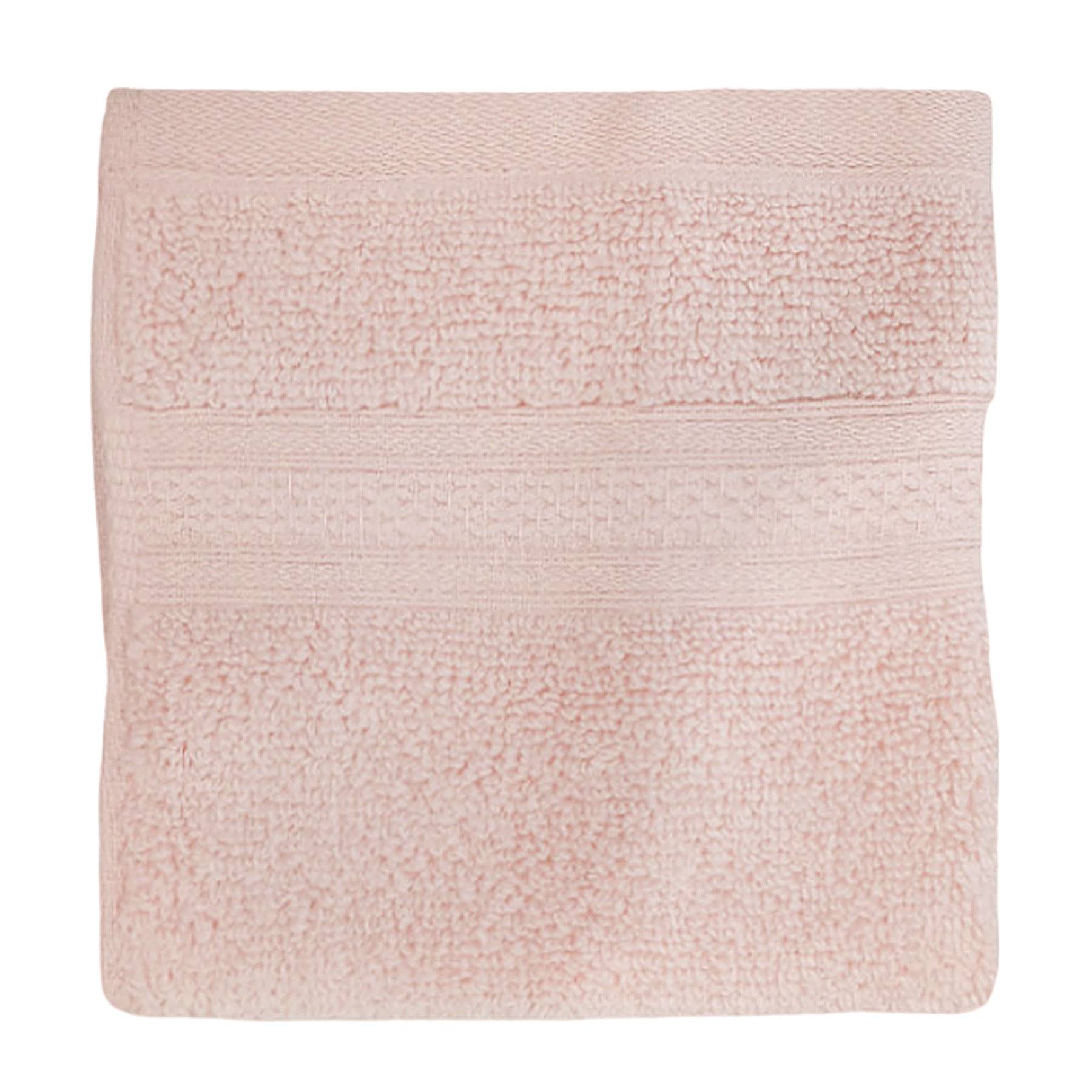Providence Luxury Pink Washcloth, 13"